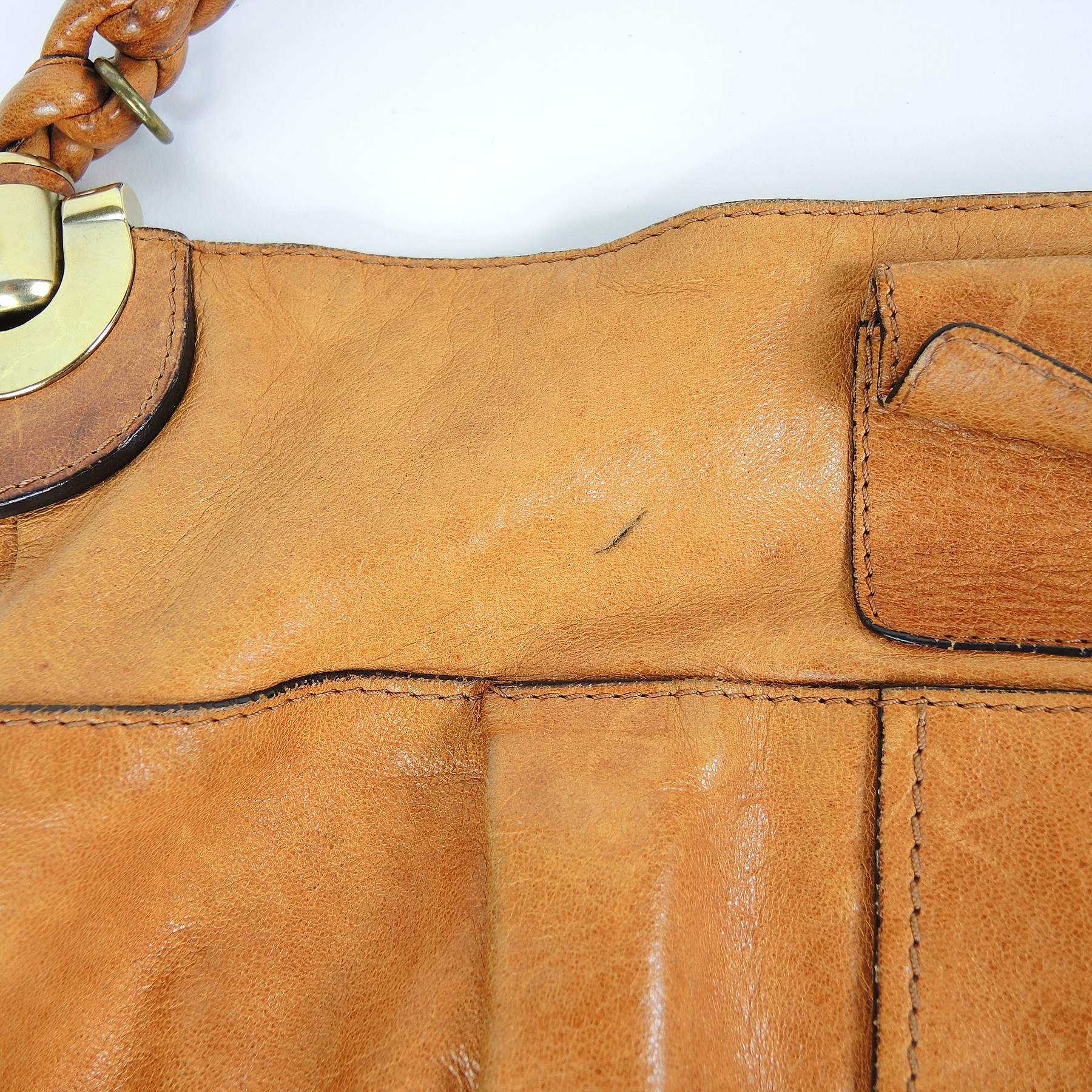 Chloé Leather Hobo Handbag and Tory Burch Wallet