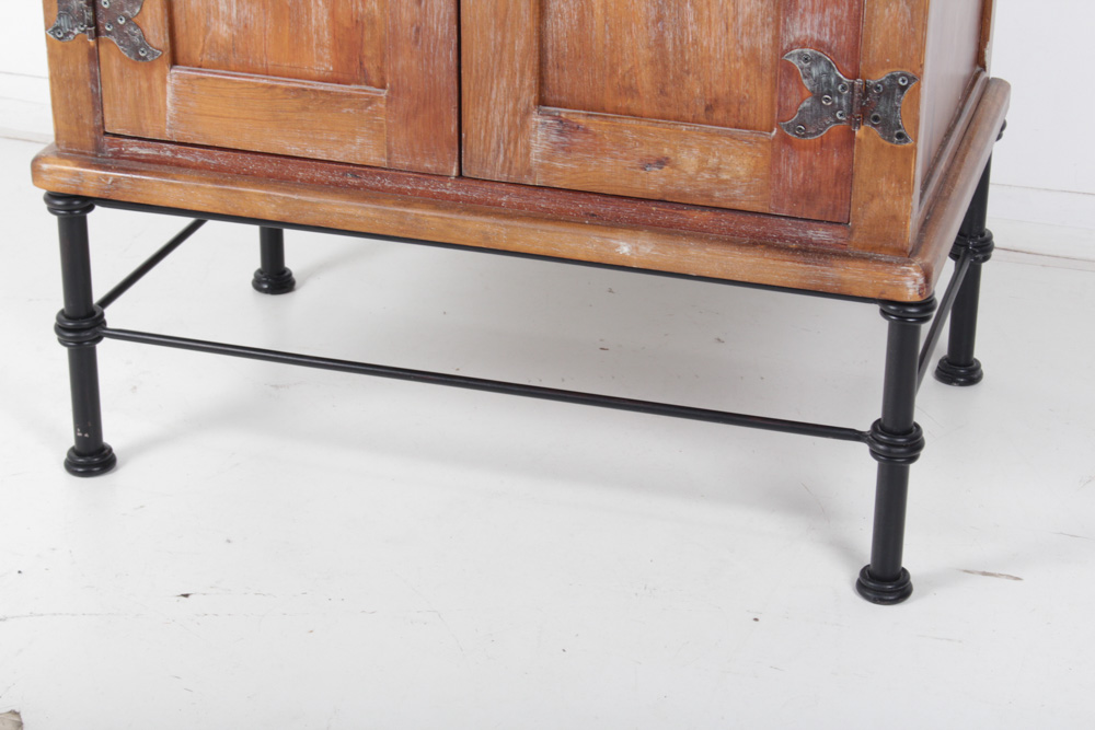 Arhaus Solid Wood Antique-Style Armoire