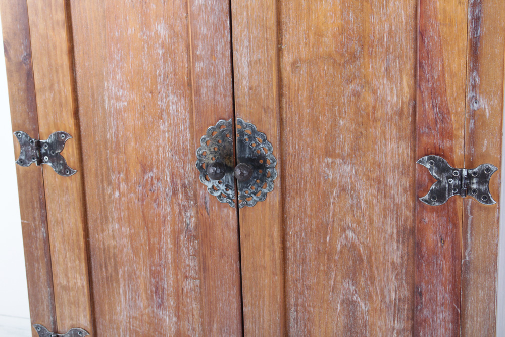 Arhaus Solid Wood Antique-Style Armoire