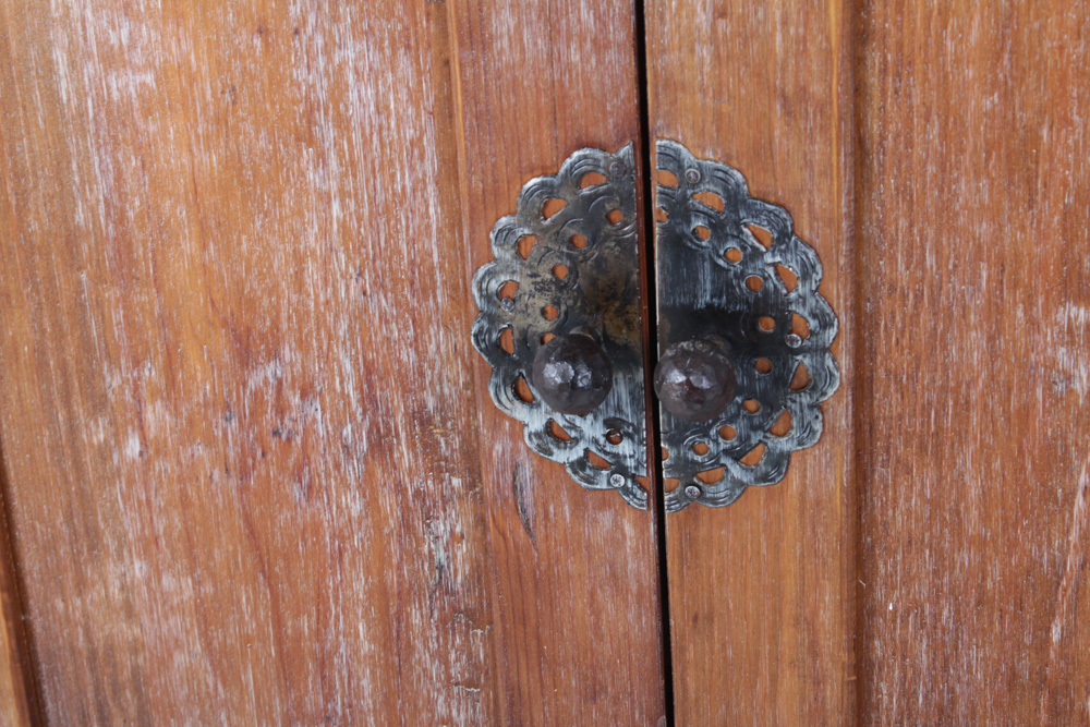 Arhaus Solid Wood Antique-Style Armoire