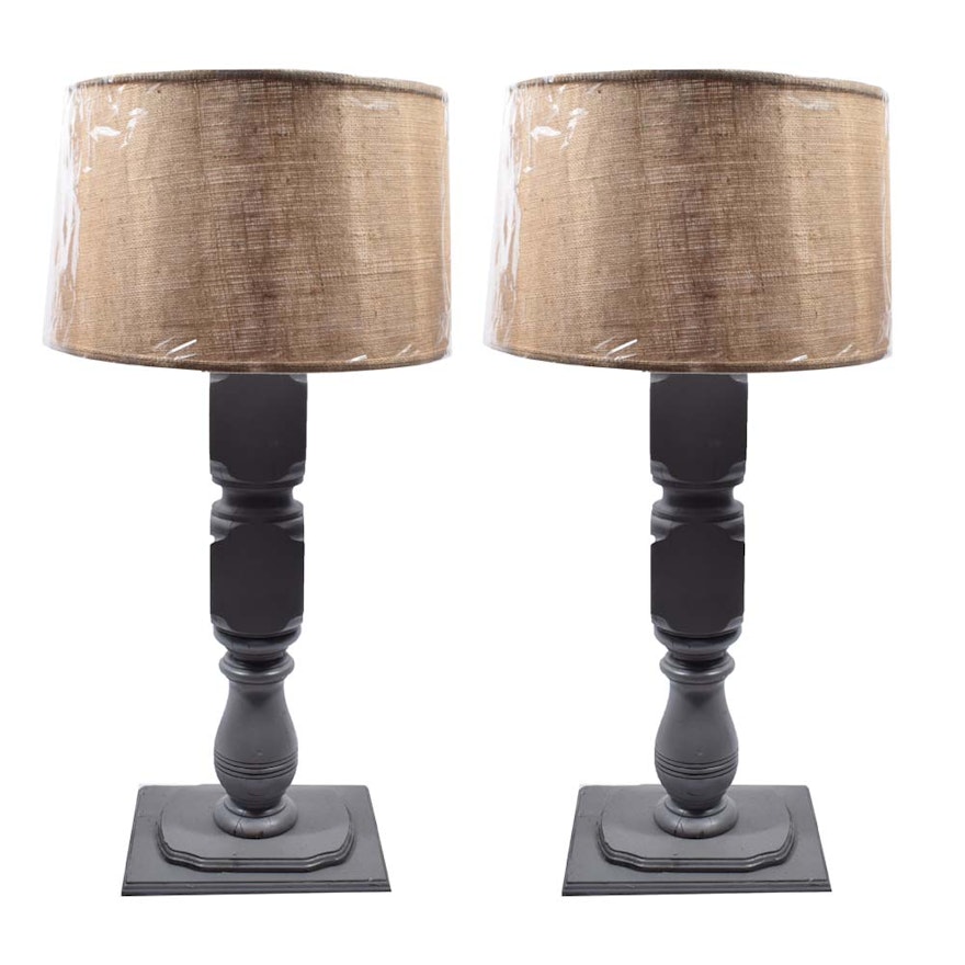 Handcrafted Fence Post Table Lamps