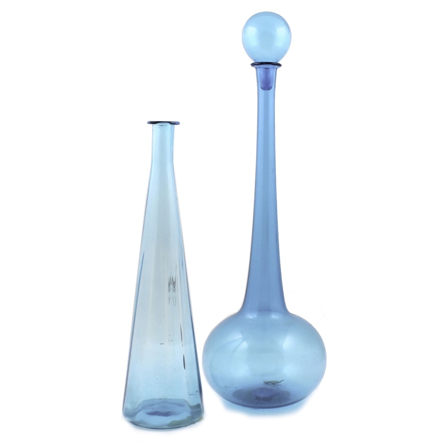 Blenko Art Glass Floor Vases