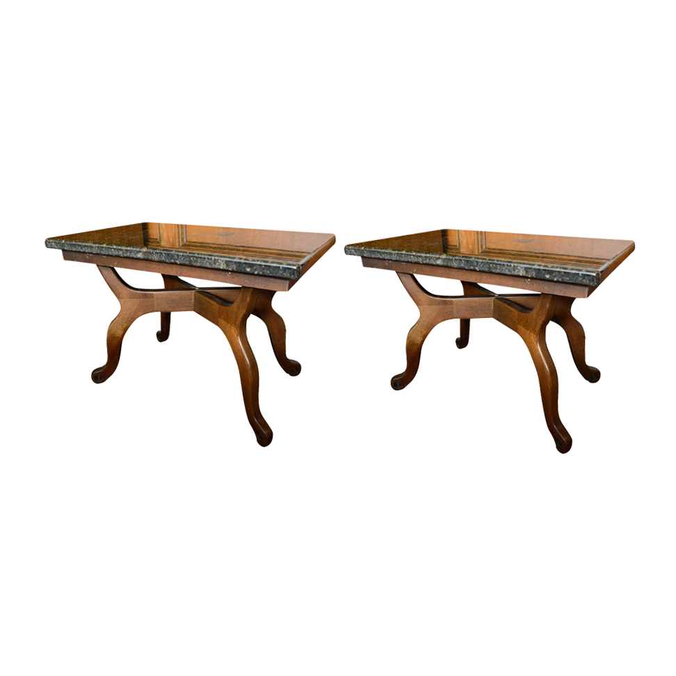 Granite Top Side Tables EBTH