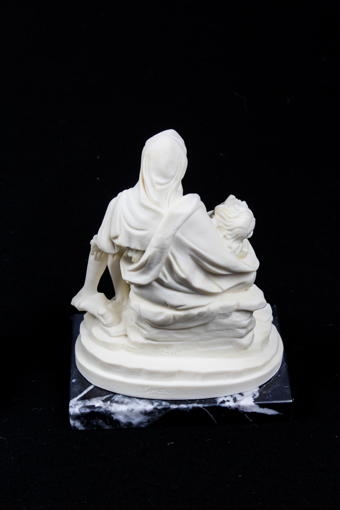 R. Leoni and A Santini Cast Resin Sculptures