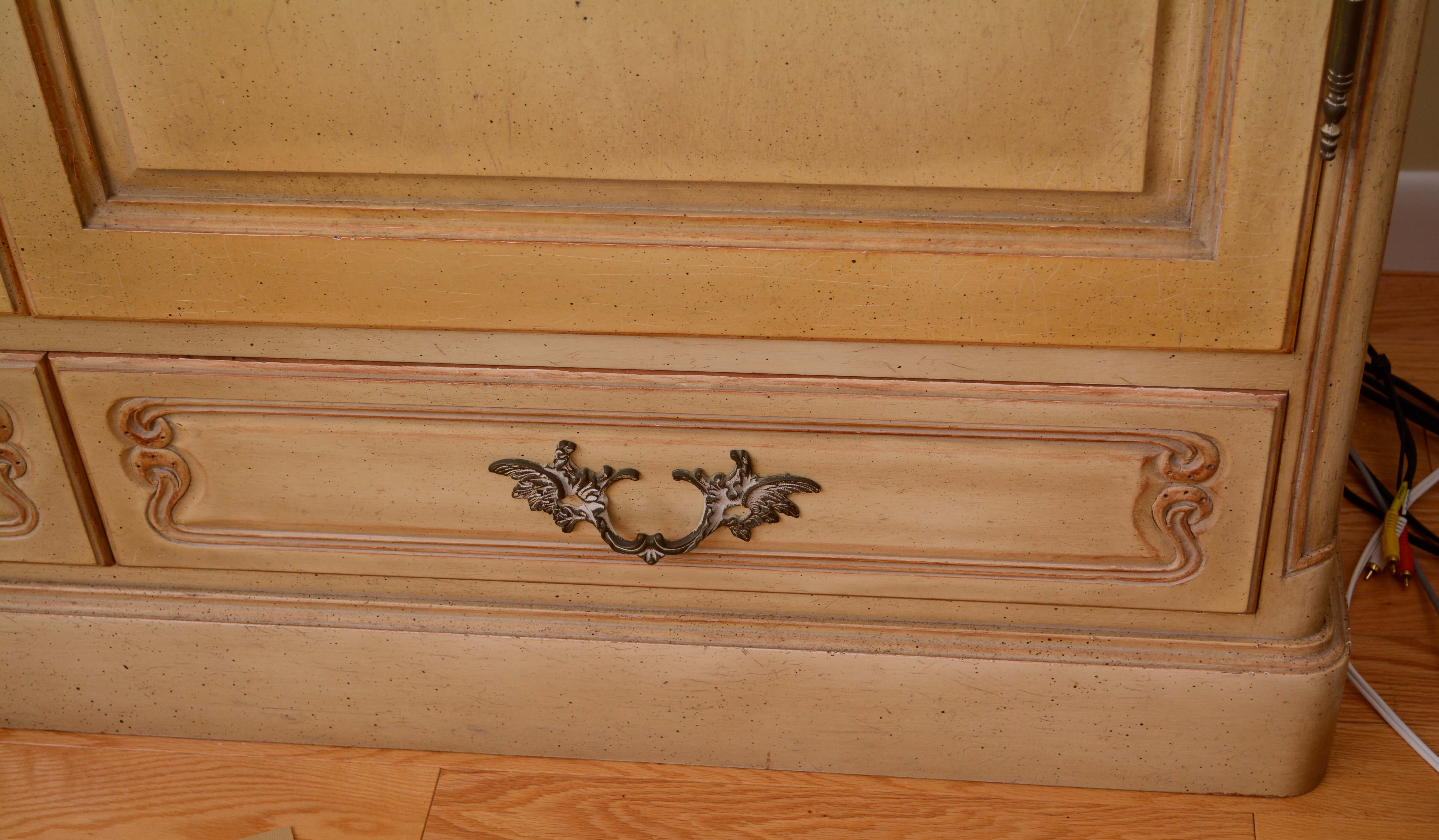 French Provencial Style Armoire by Meldan