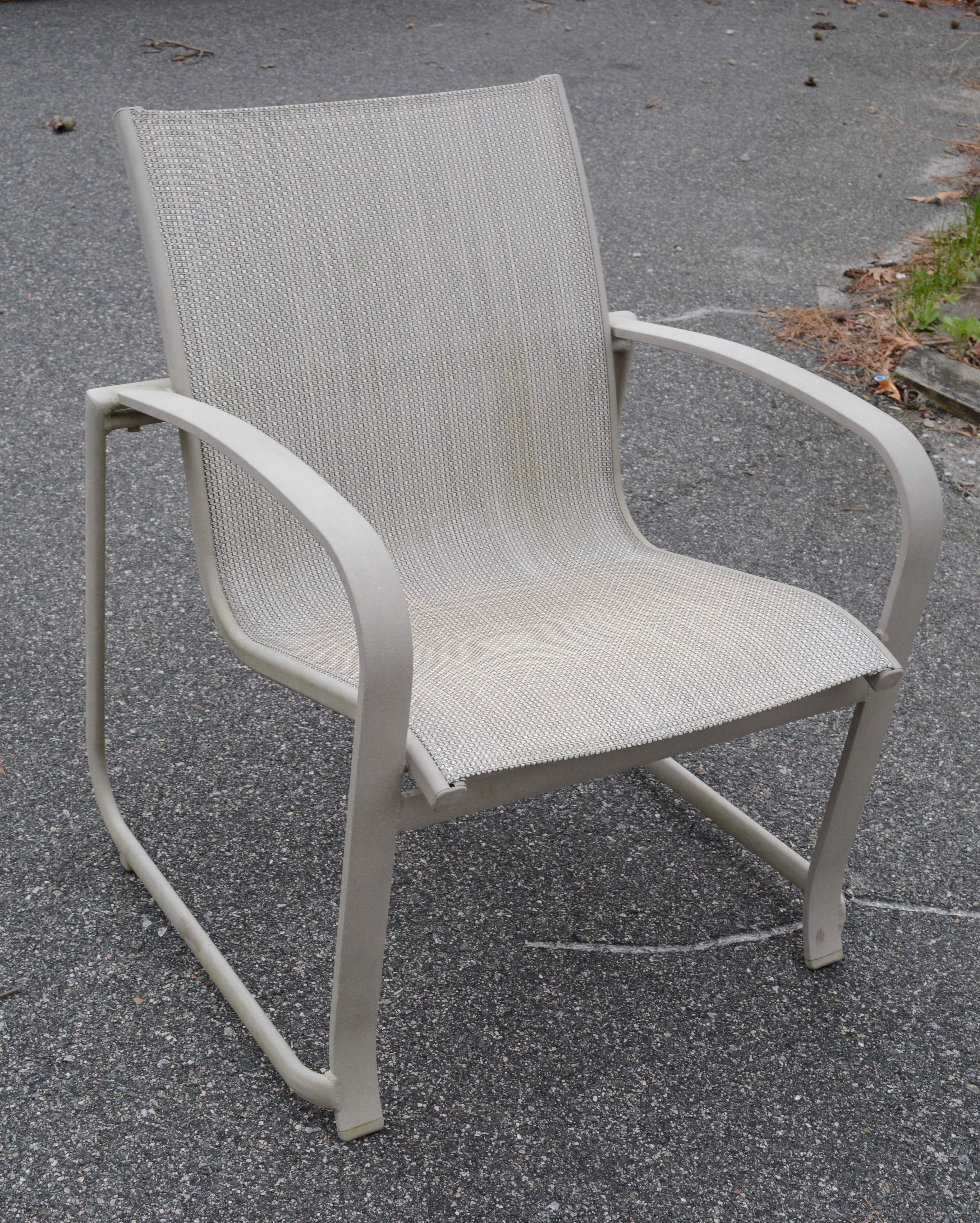 Patio Dining Set with Umbrella by Tropitone