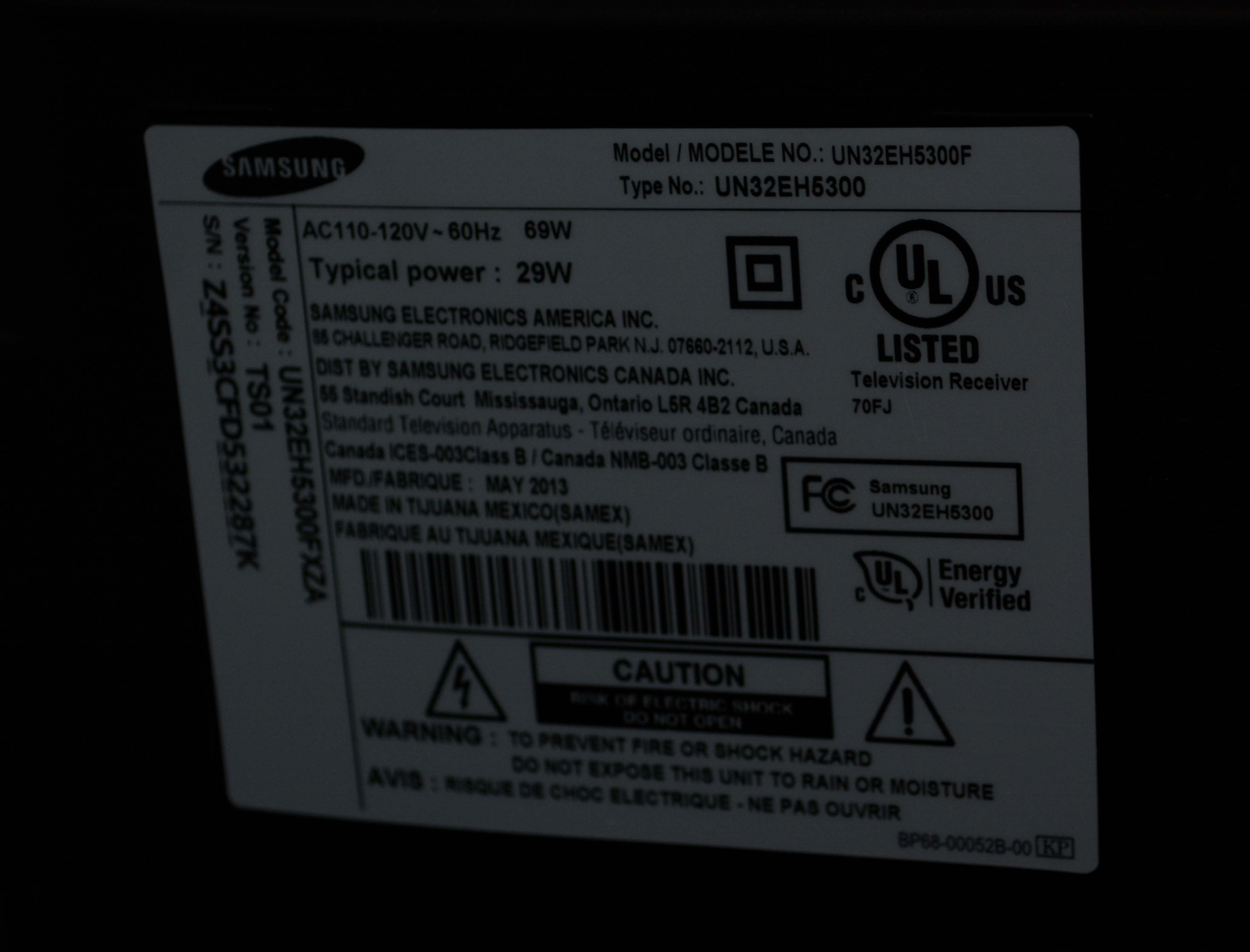 Samsung 32" LED-Backlit LCD HDTV