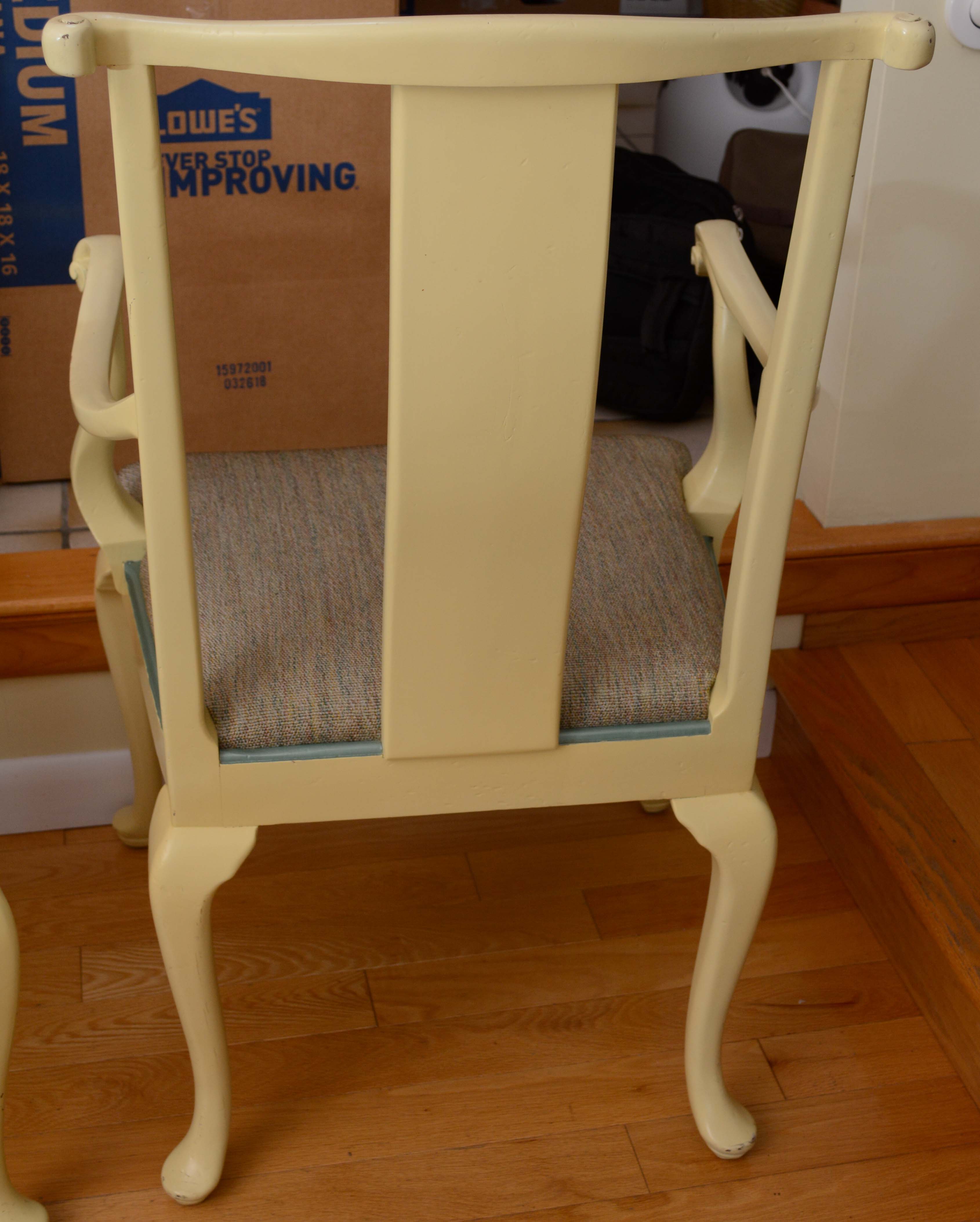 Pair of Painted Armchairs