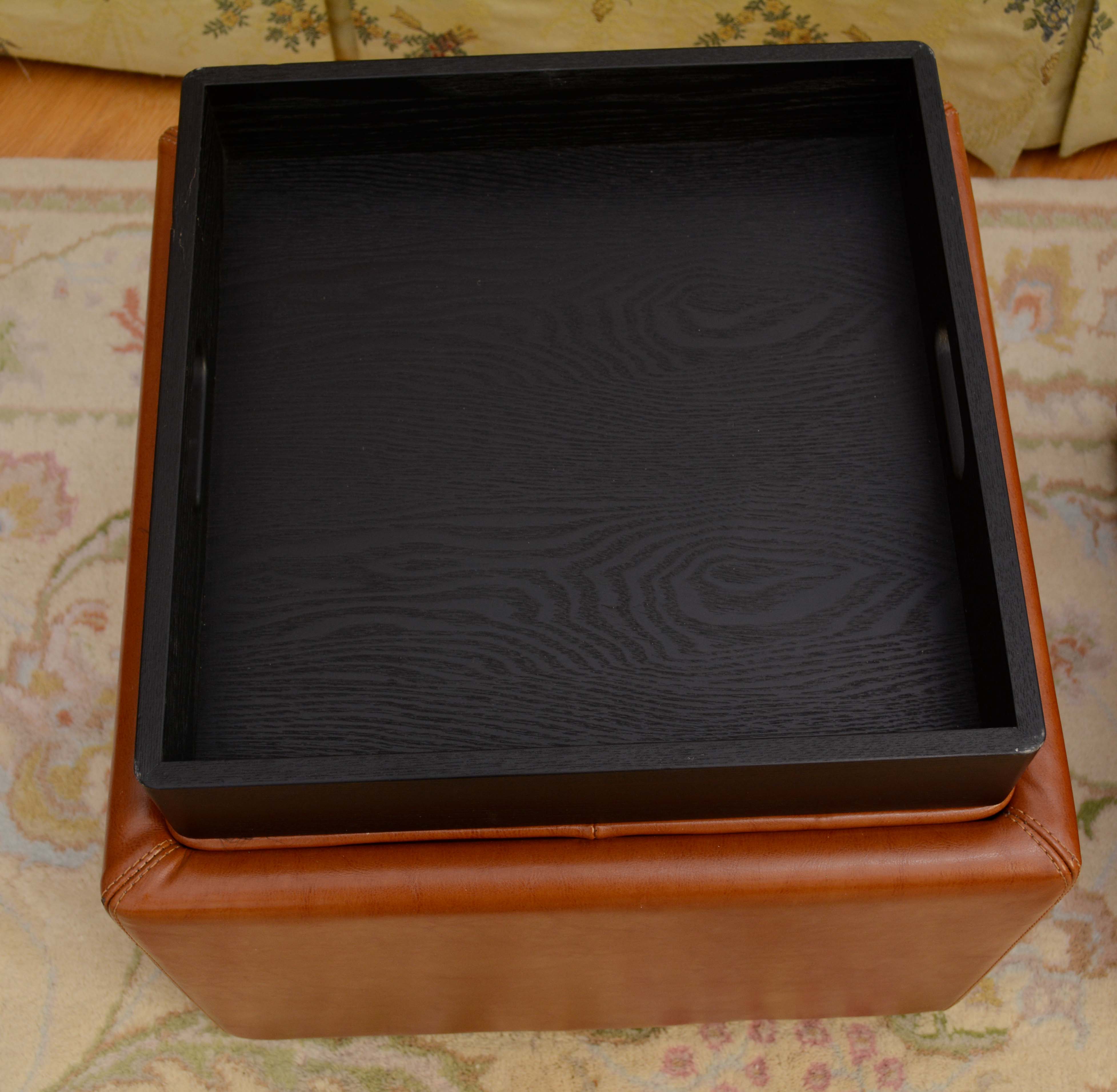 Pair of Storage Ottomans