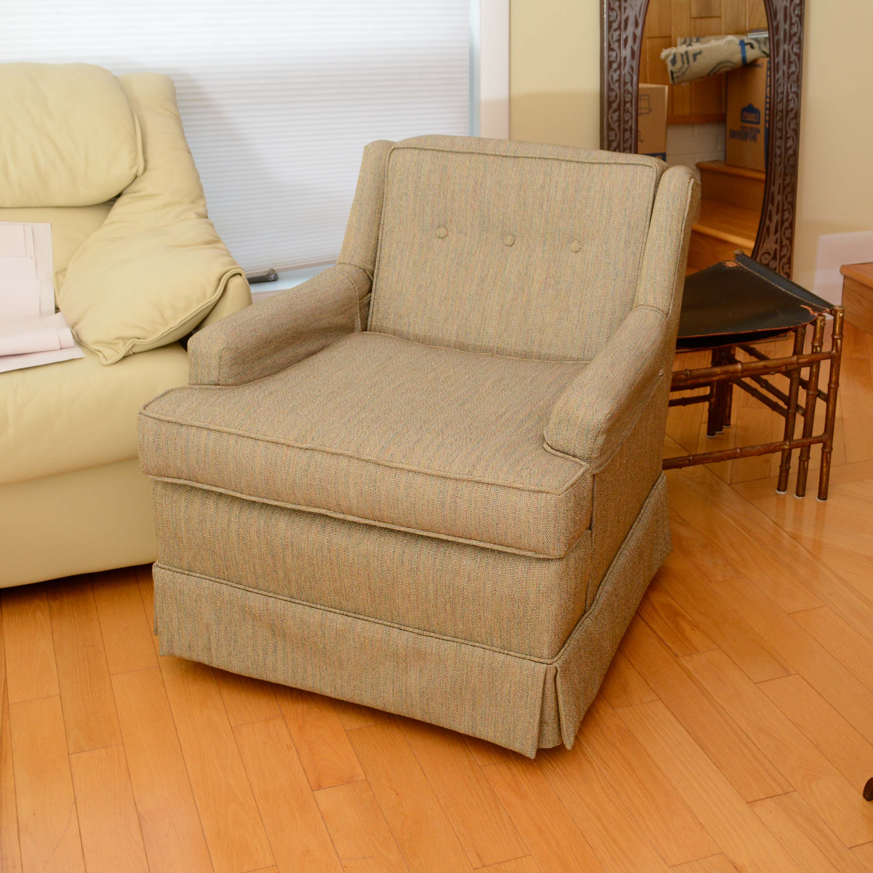 Pair of Swivel Lounge Chairs