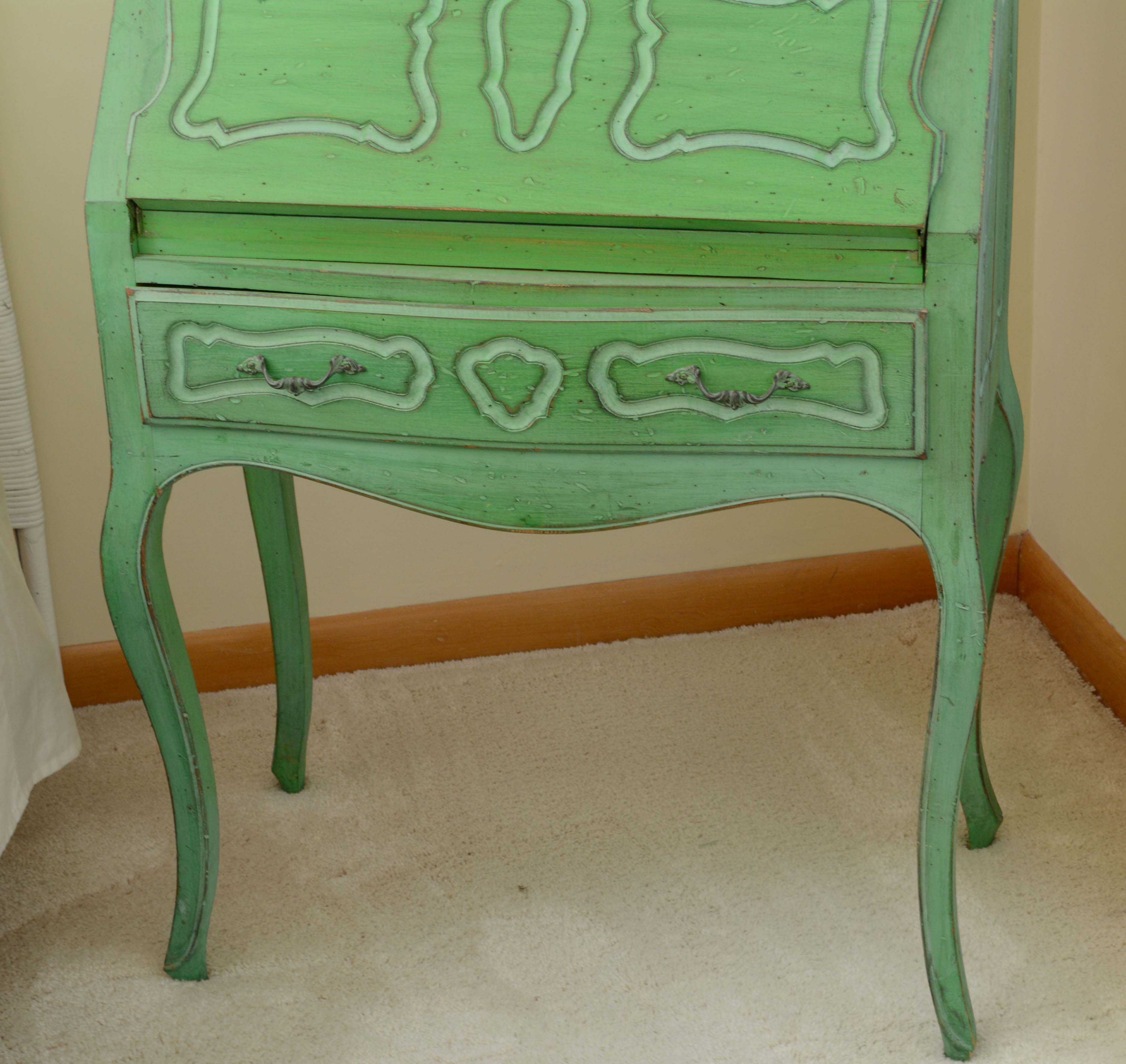 Painted Louis XV Style Secretary