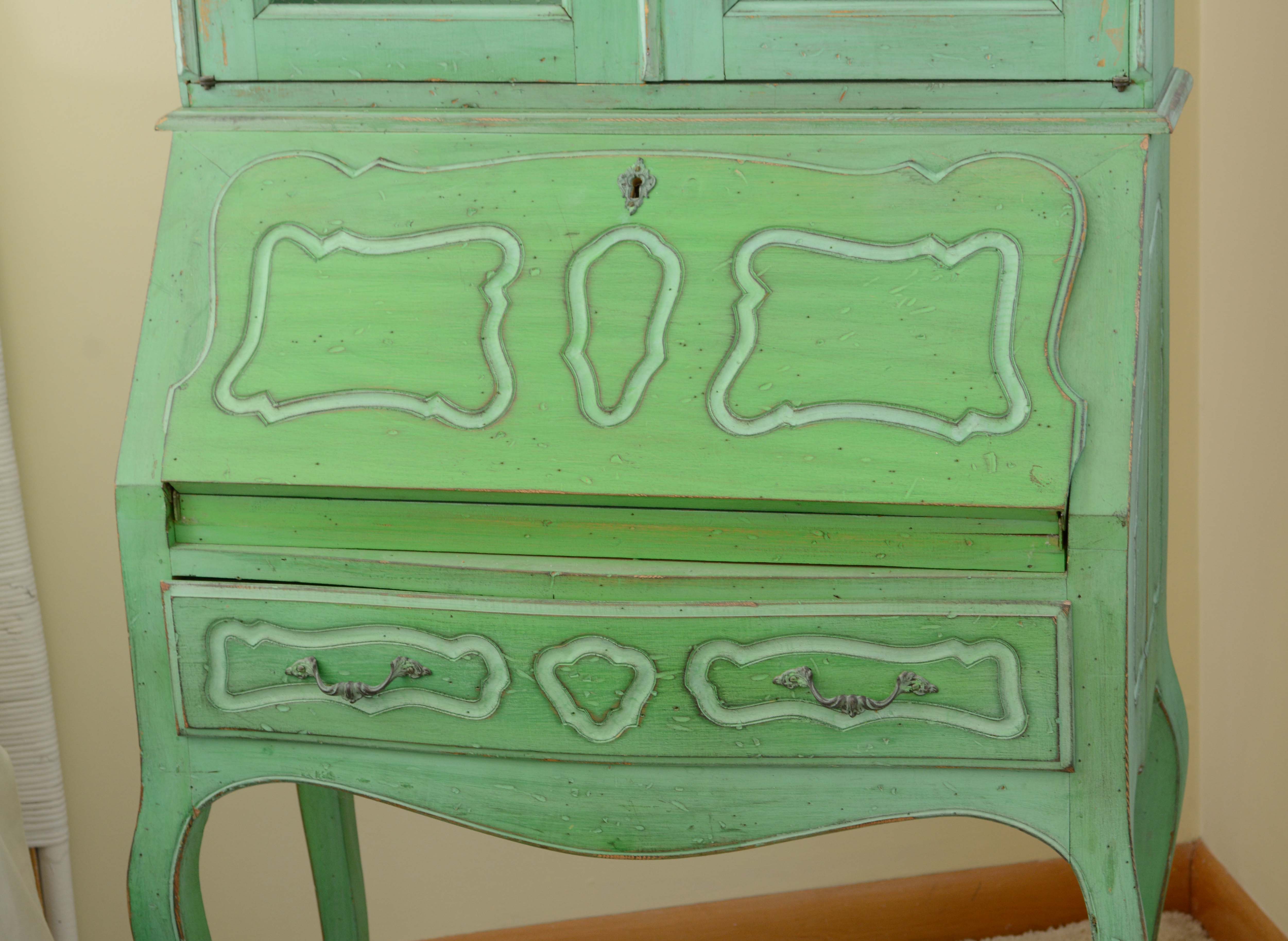 Painted Louis XV Style Secretary