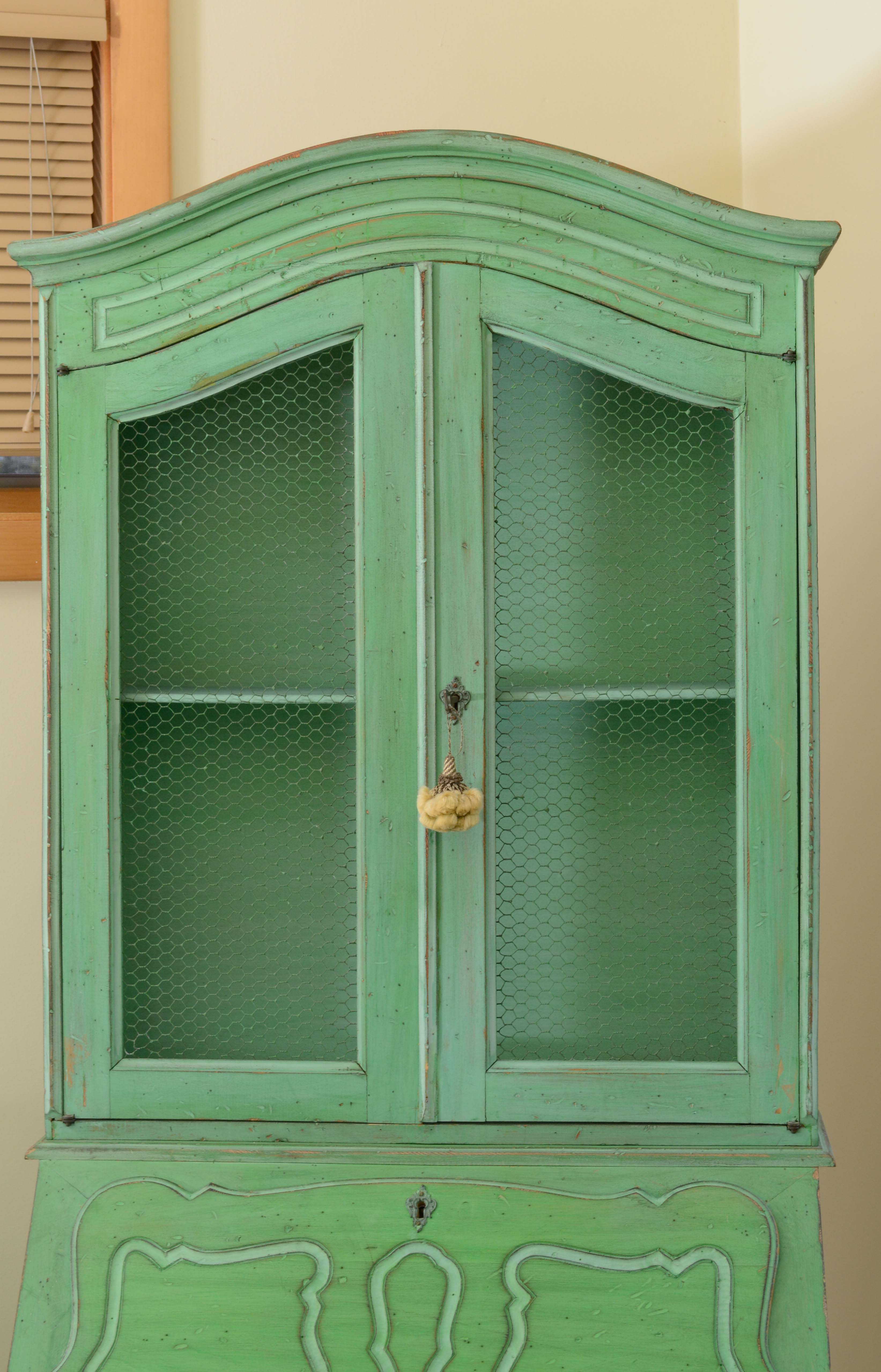 Painted Louis XV Style Secretary