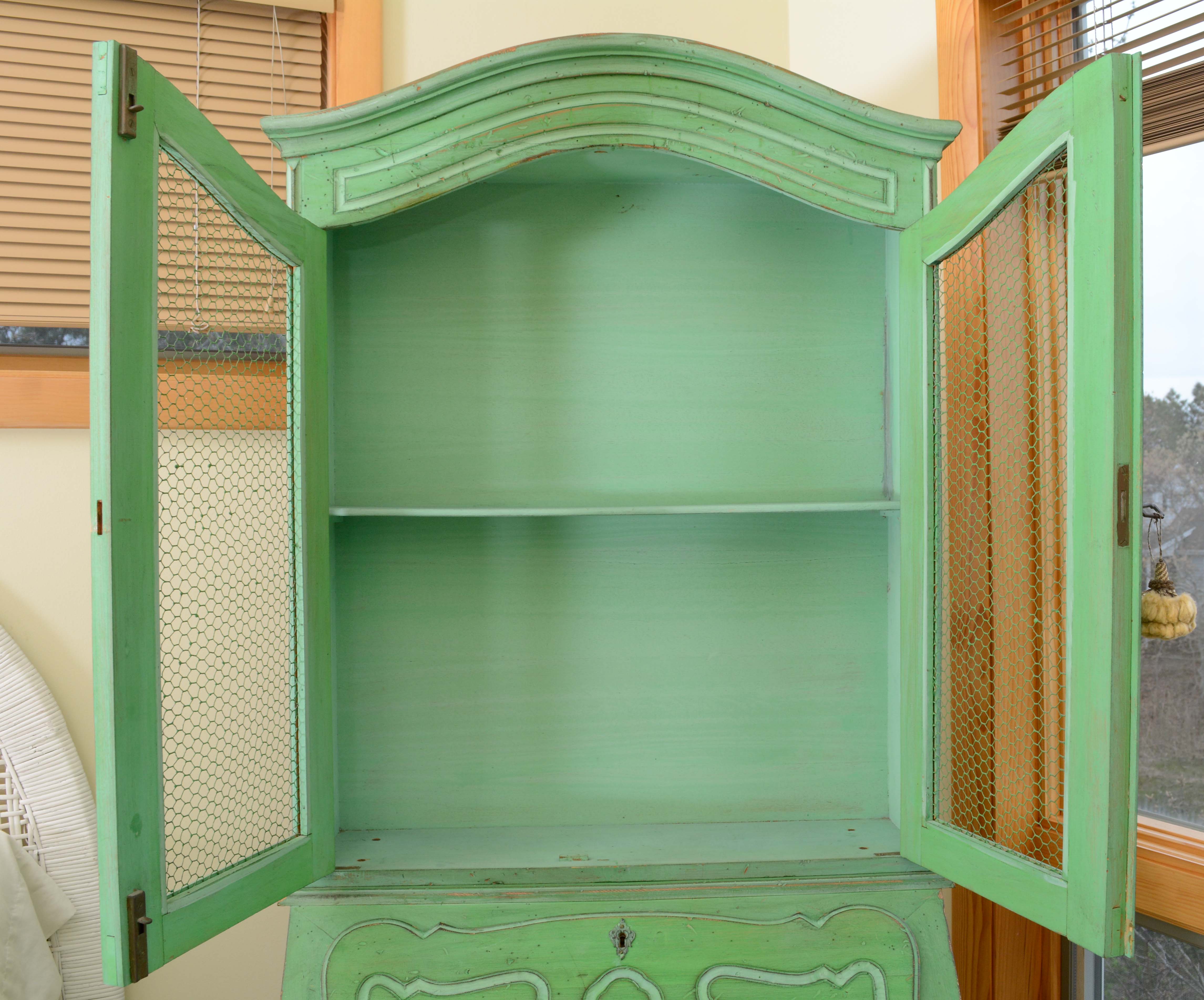 Painted Louis XV Style Secretary