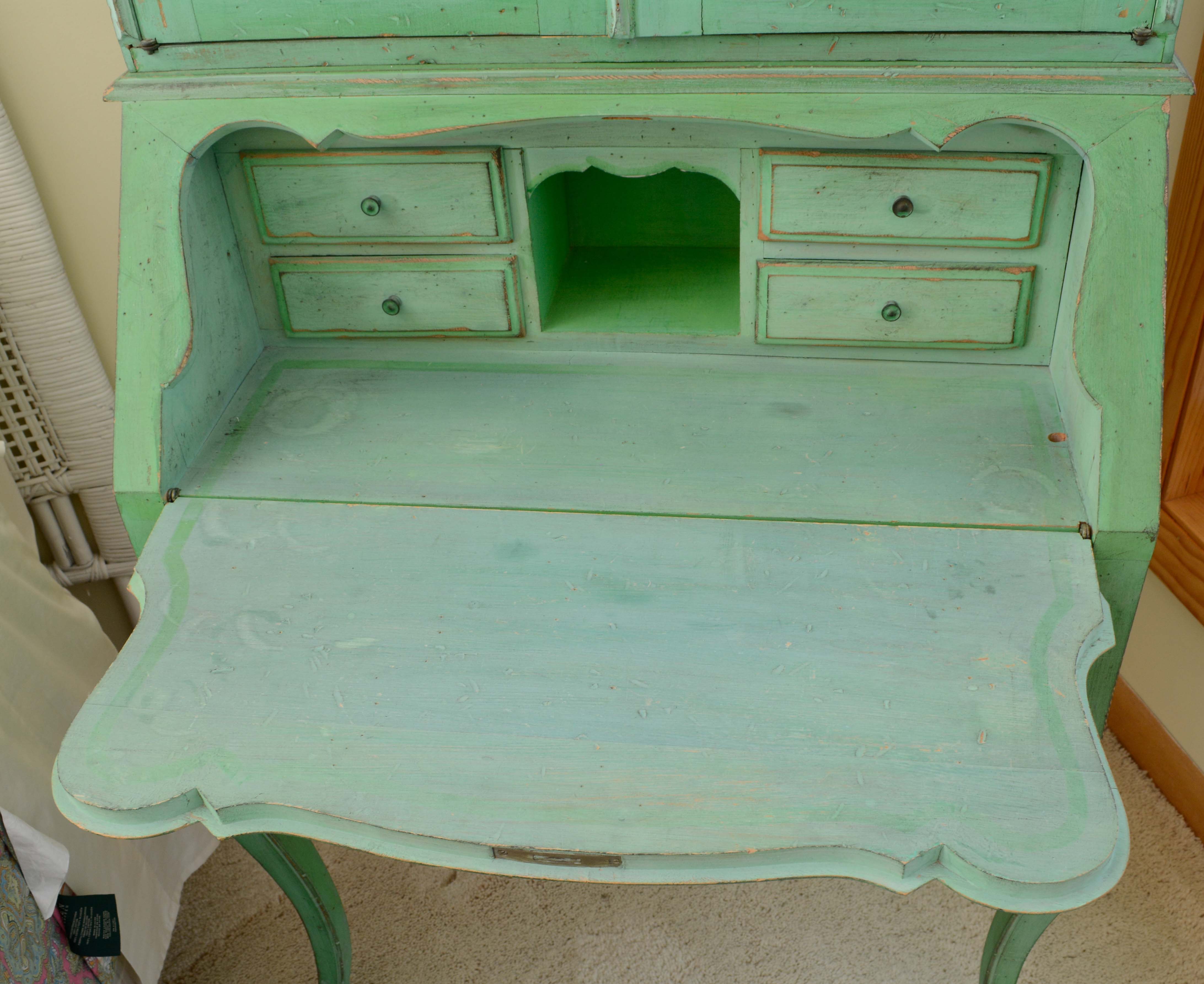 Painted Louis XV Style Secretary