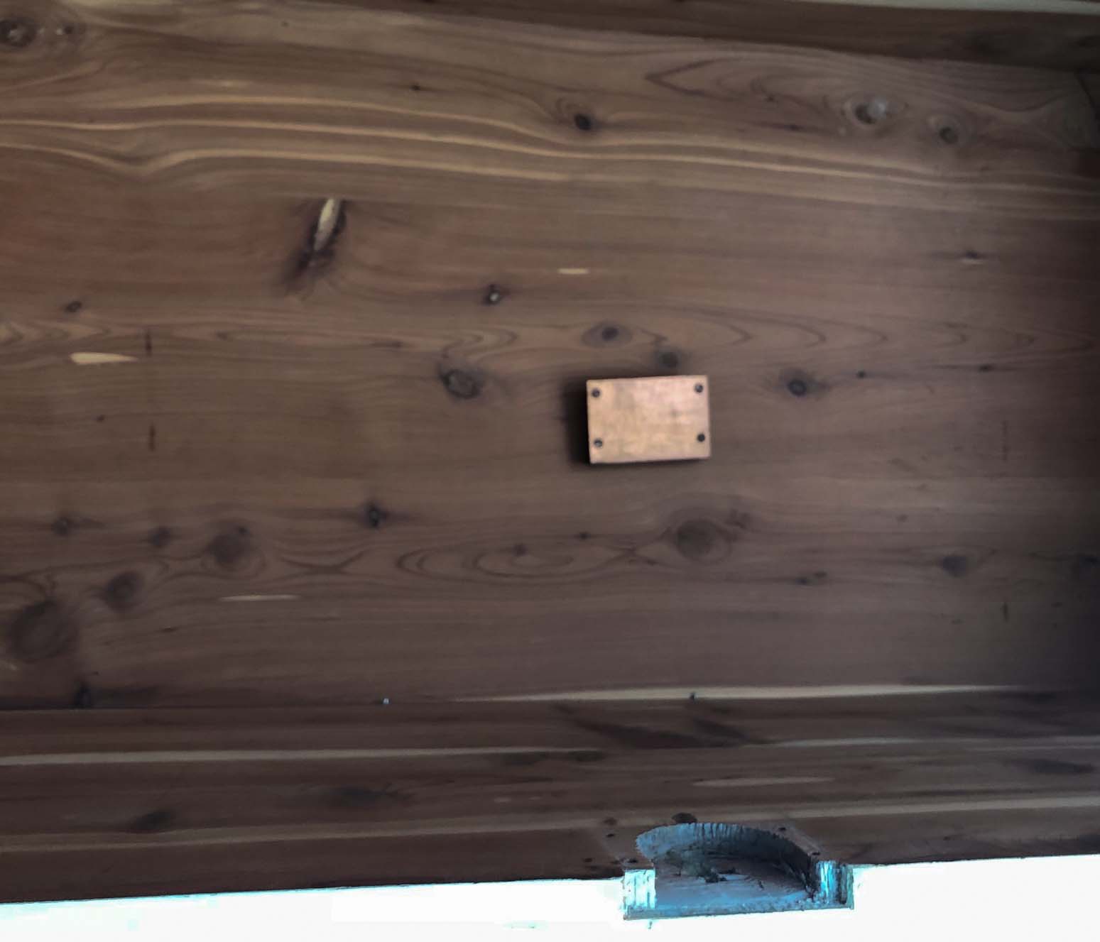 Red Cedar Upholstered Bench Top  Chest by Burrowes