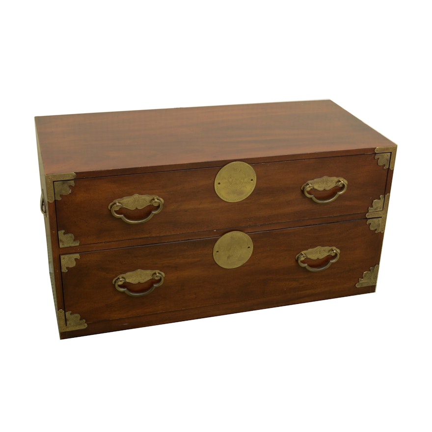 Chinese Inspired Tabletop Chest of Drawers by Henredon