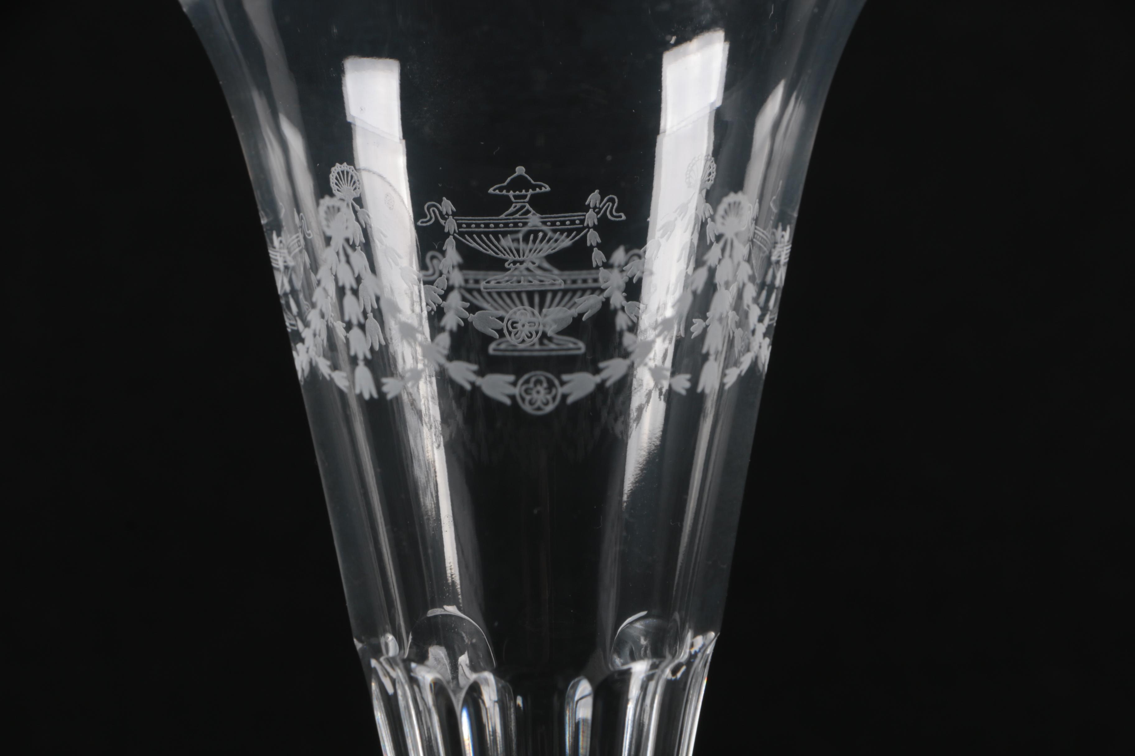 Ritz-Carlton Boston 75th Anniversary Commemorative Toasting Flutes