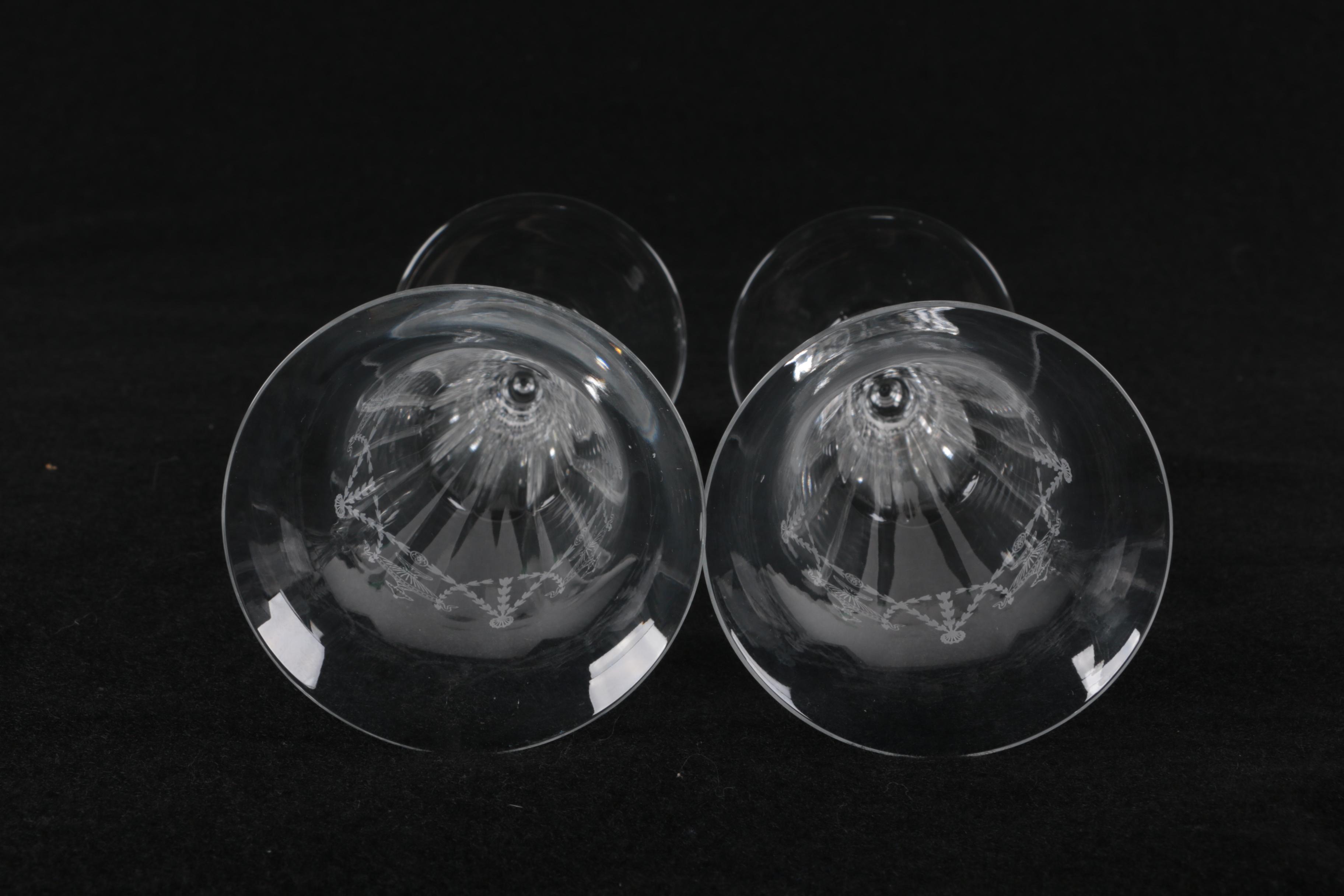 Ritz-Carlton Boston 75th Anniversary Commemorative Toasting Flutes