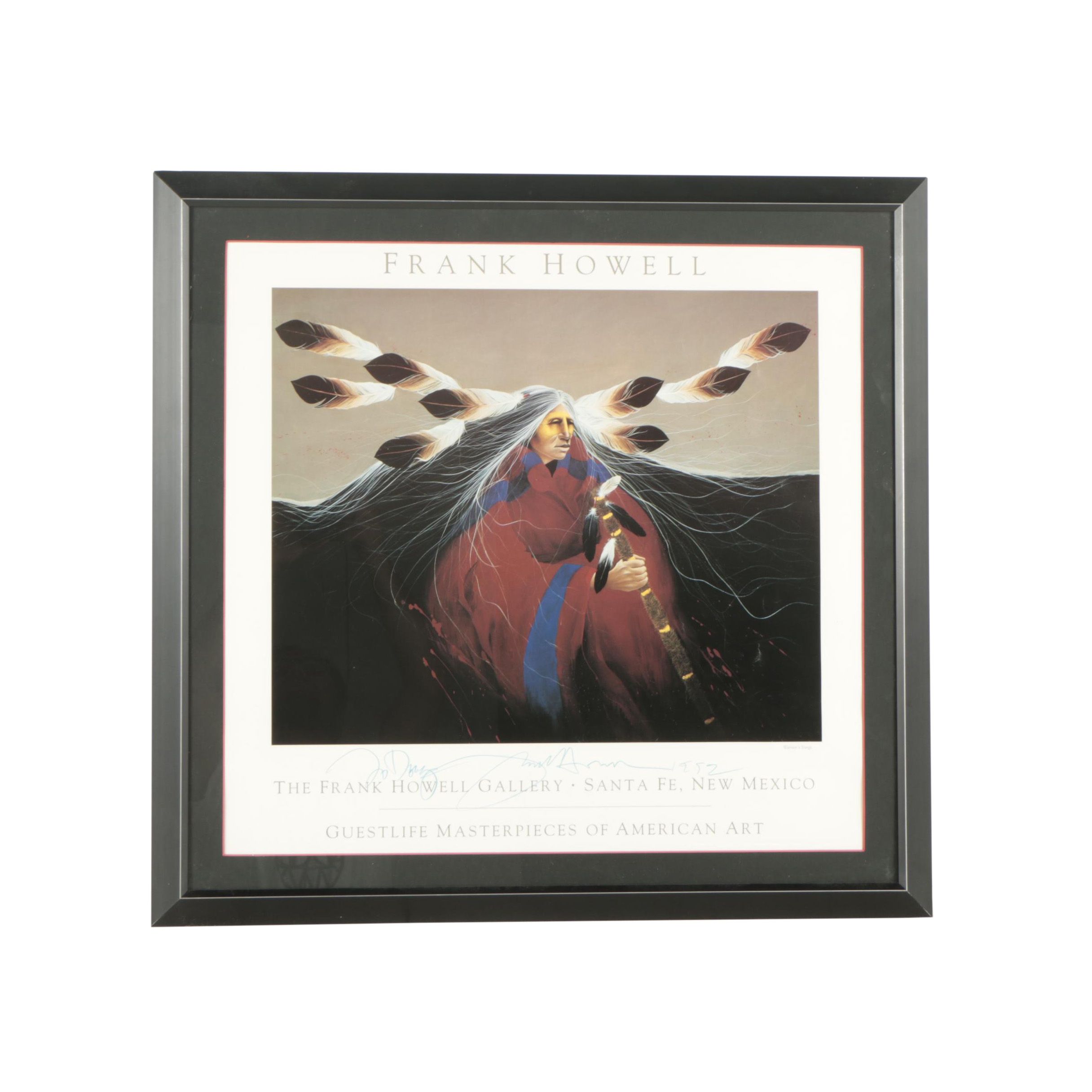 Frank Howell Gallery Offset Lithograph Poster