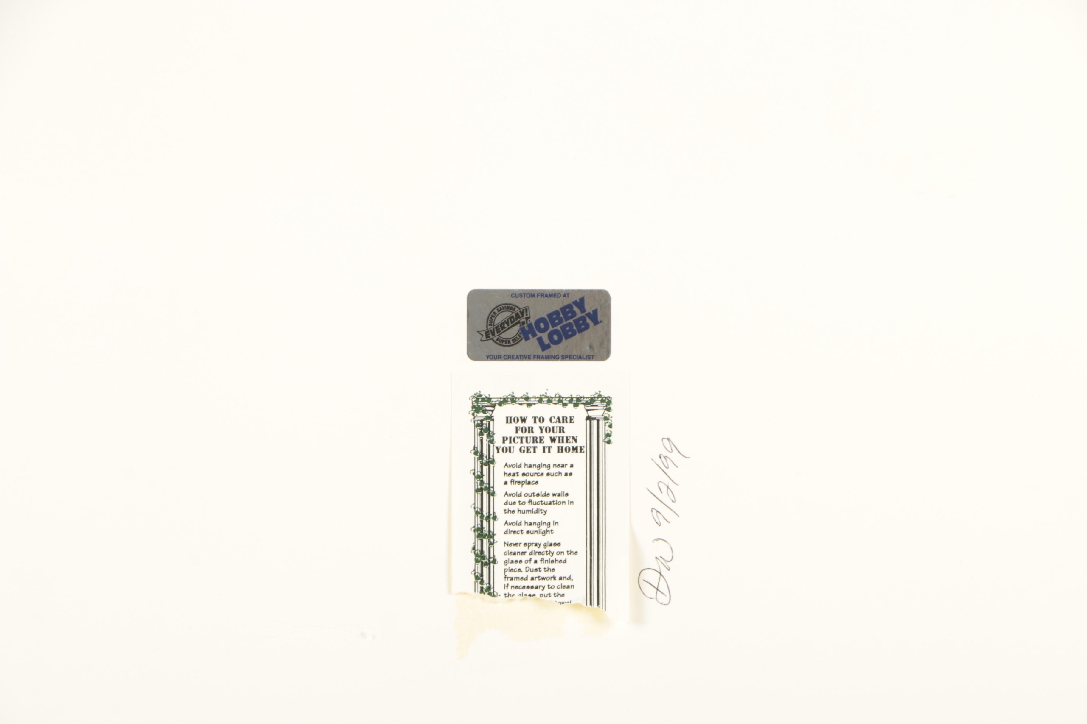 Frank Howell Gallery Offset Lithograph Poster