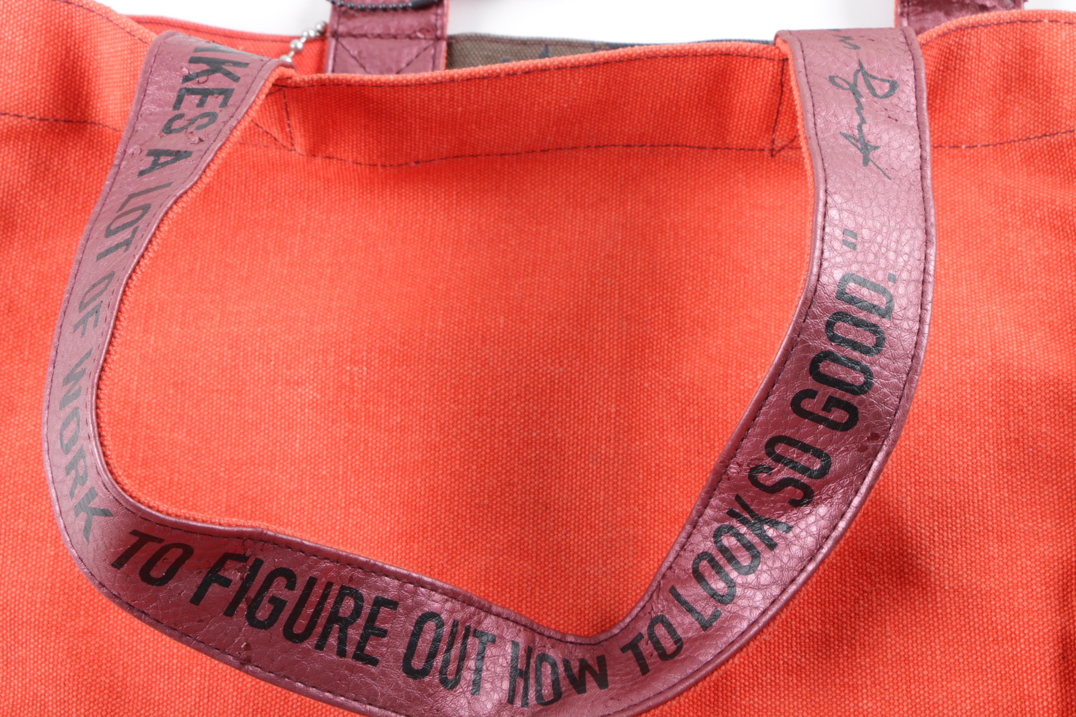 Loop NYC Andy Warhol Canvas Marilyn Monroe Themed Tote Bag