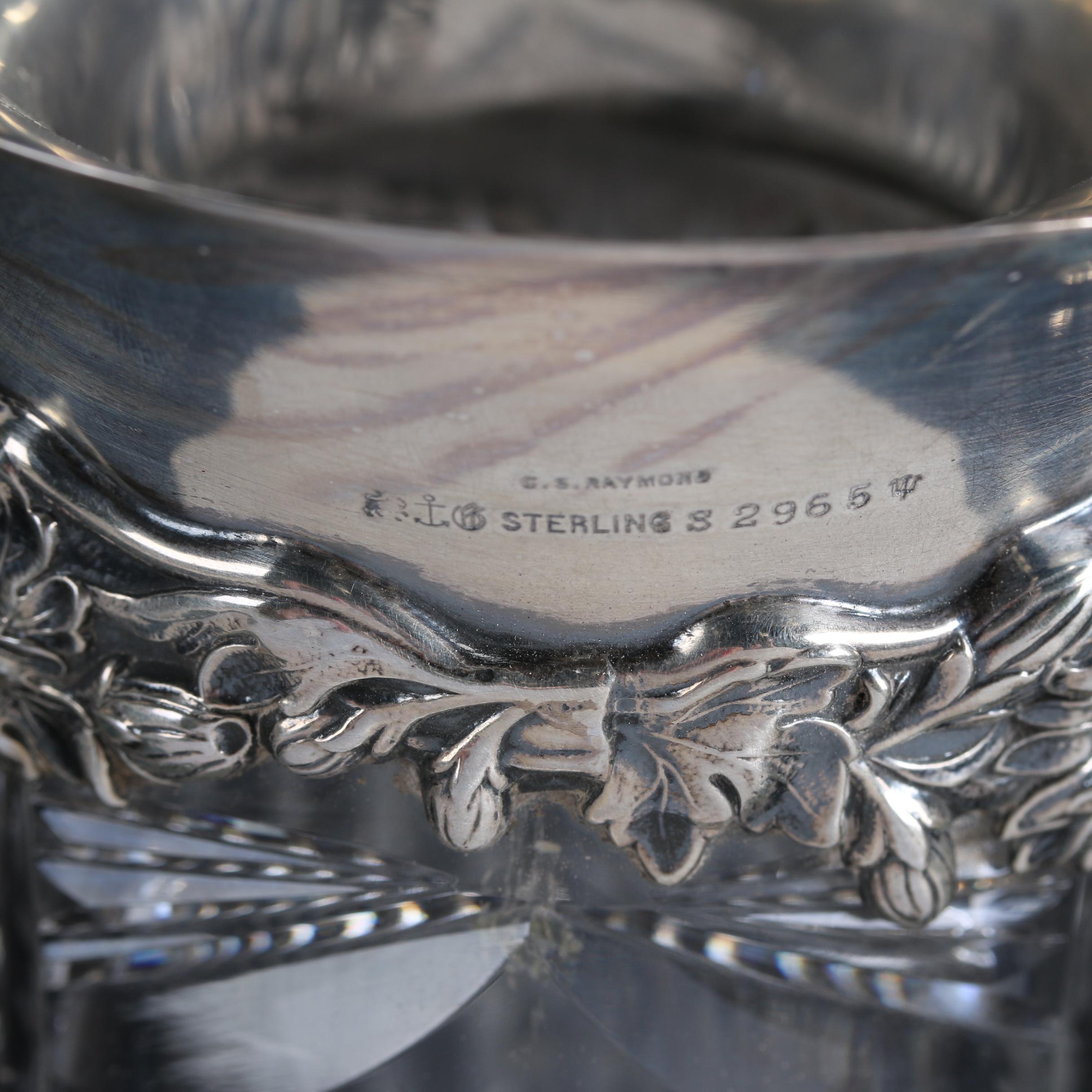 Gorham Sterling Silver and Crystal Pitcher