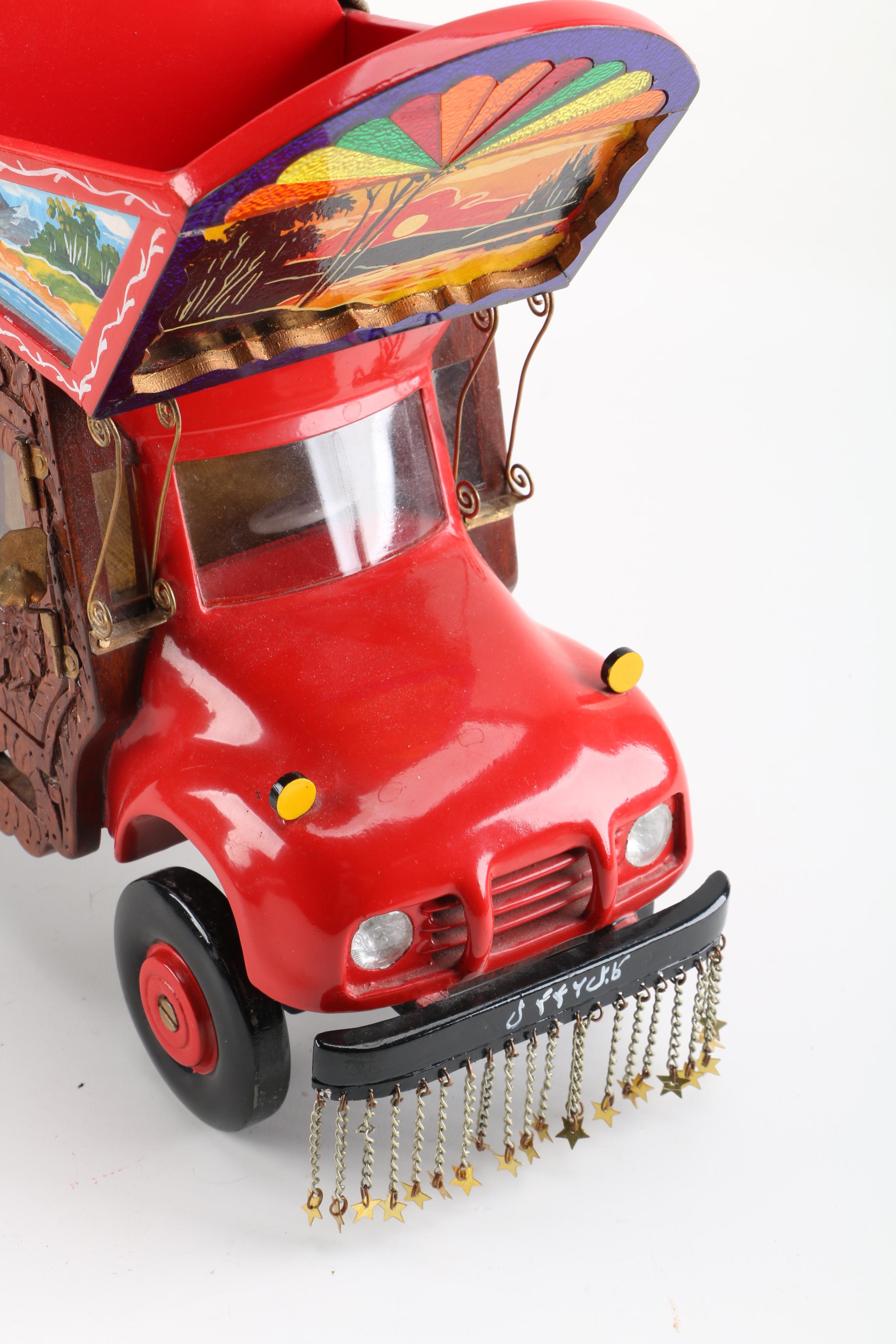 Pakistani Toy Circus Truck With Illuminated Head Lights