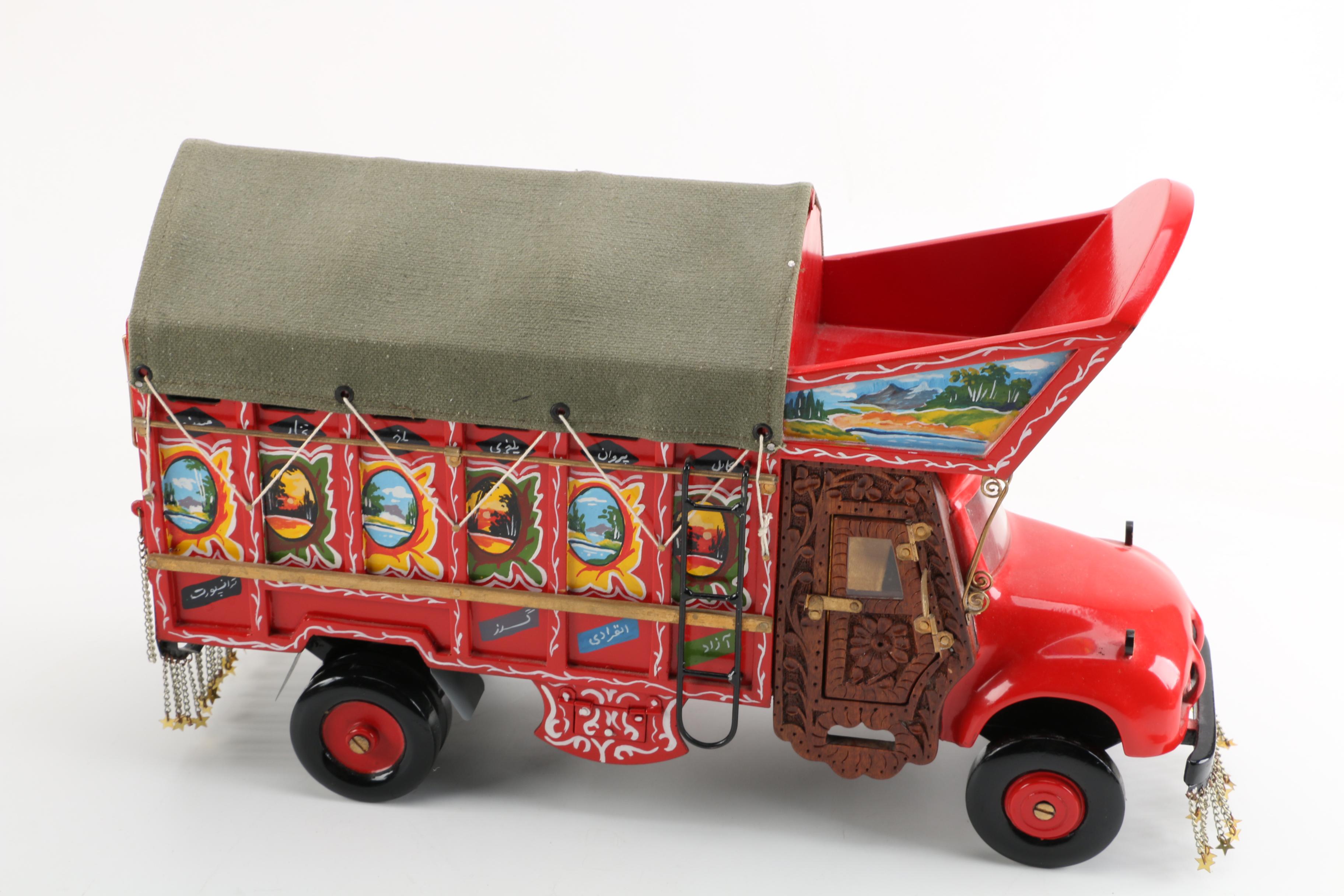 Pakistani Toy Circus Truck With Illuminated Head Lights