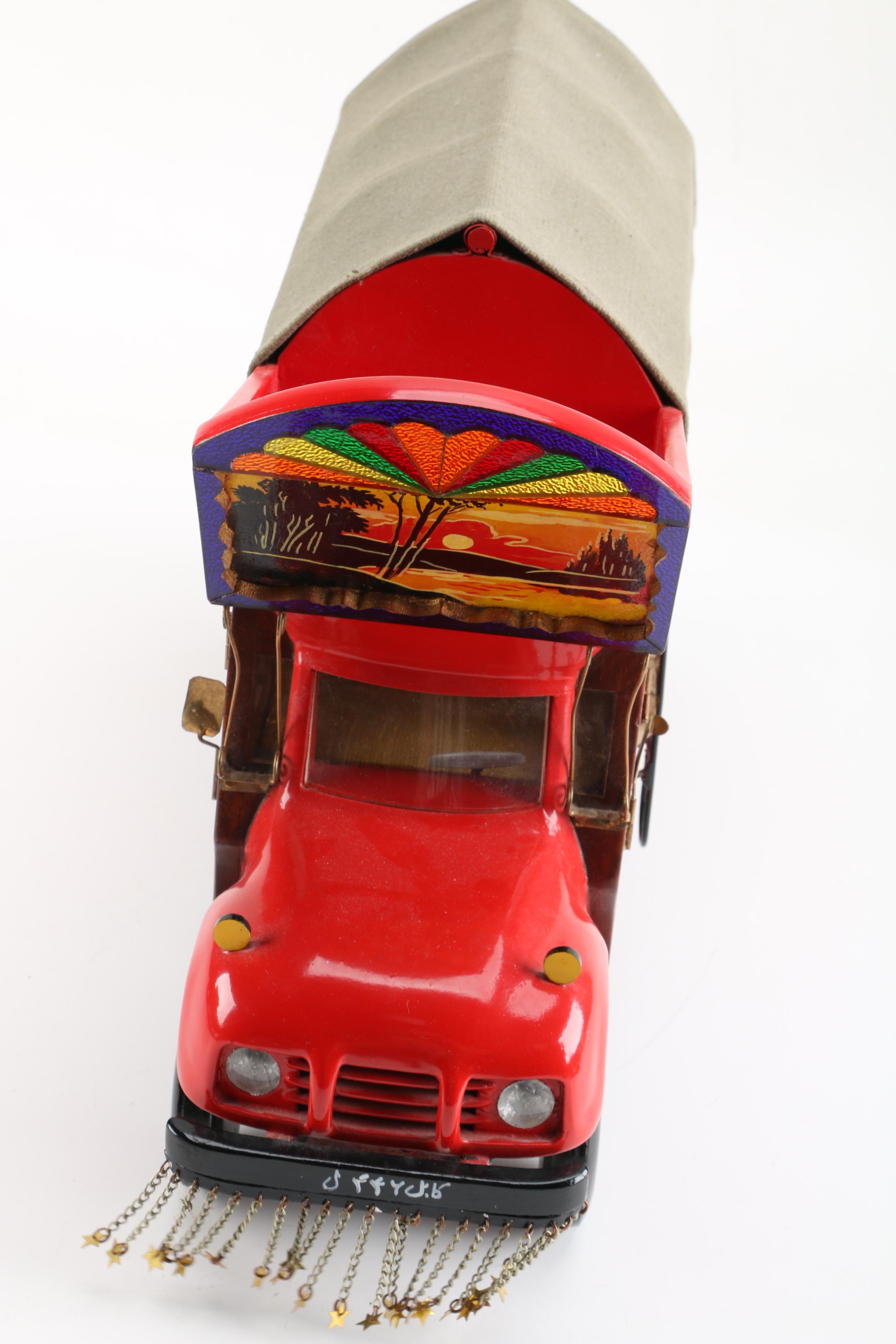 Pakistani Toy Circus Truck With Illuminated Head Lights