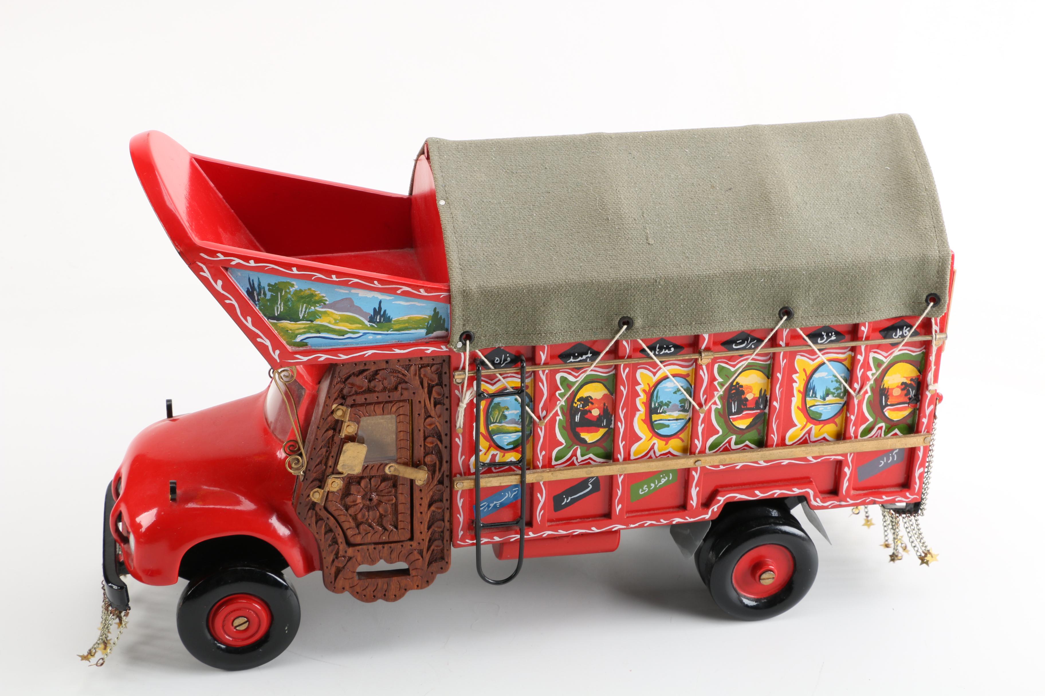 Pakistani Toy Circus Truck With Illuminated Head Lights