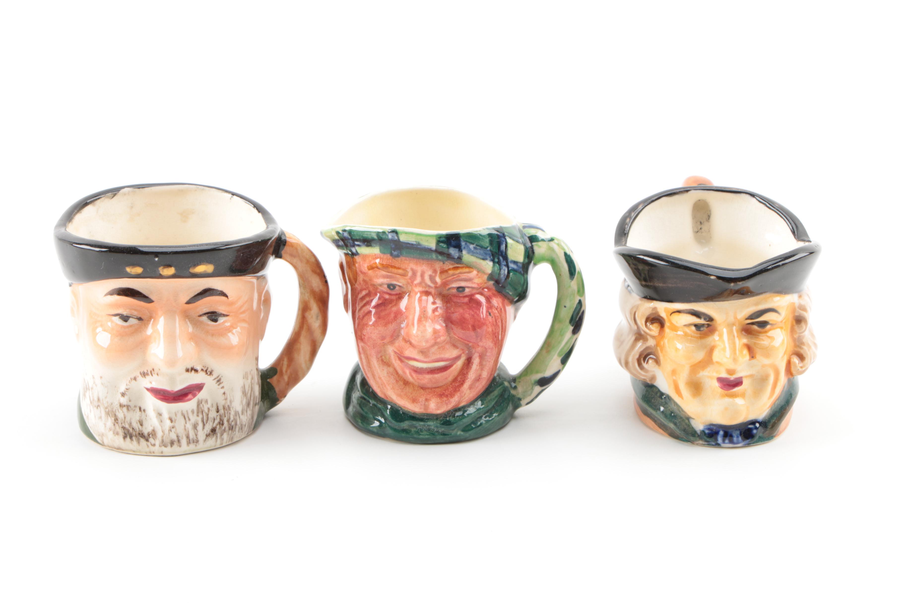 Vintage "Napoleon" Porcelain Figurine with Character Jugs