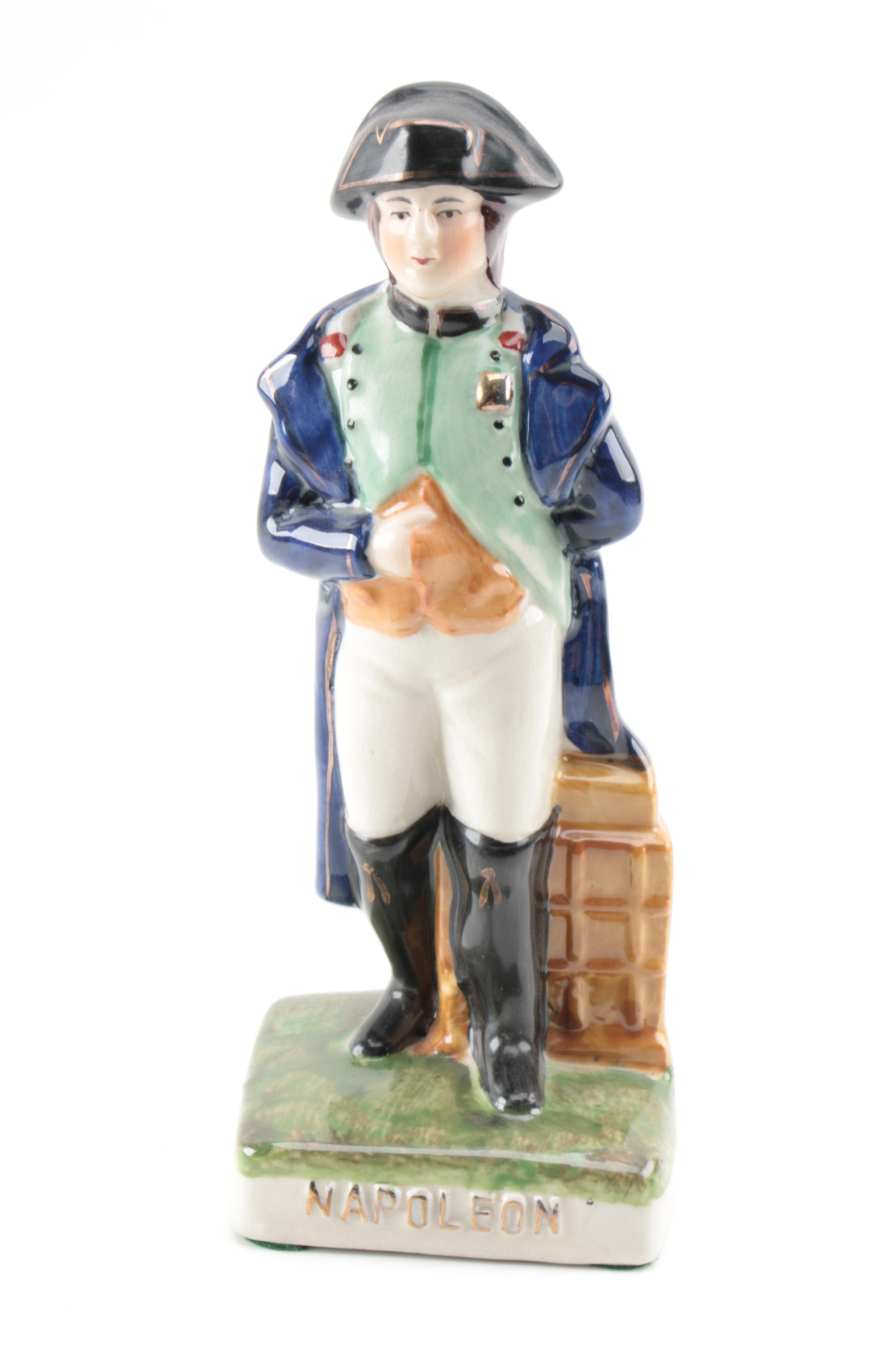 Vintage "Napoleon" Porcelain Figurine with Character Jugs