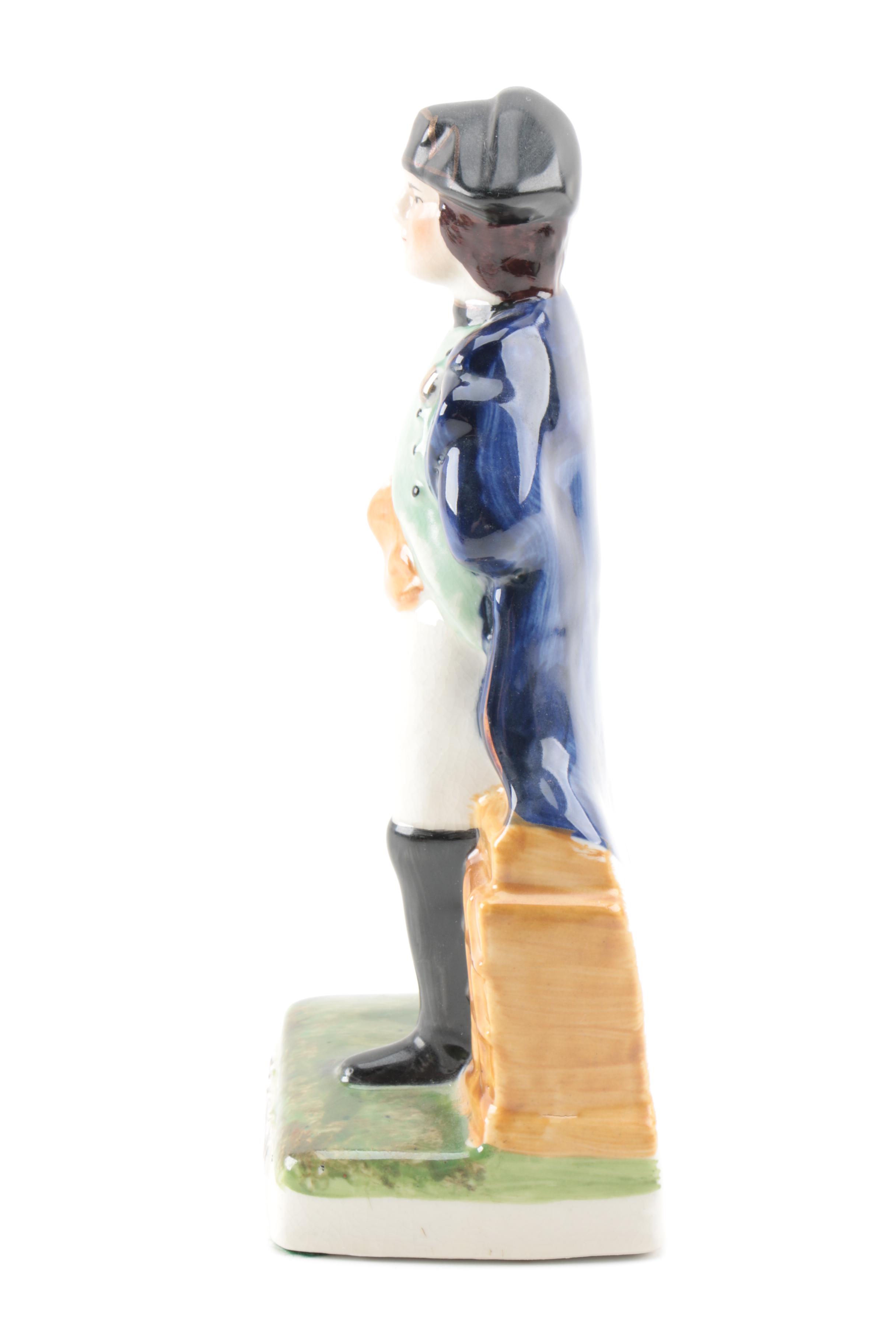 Vintage "Napoleon" Porcelain Figurine with Character Jugs