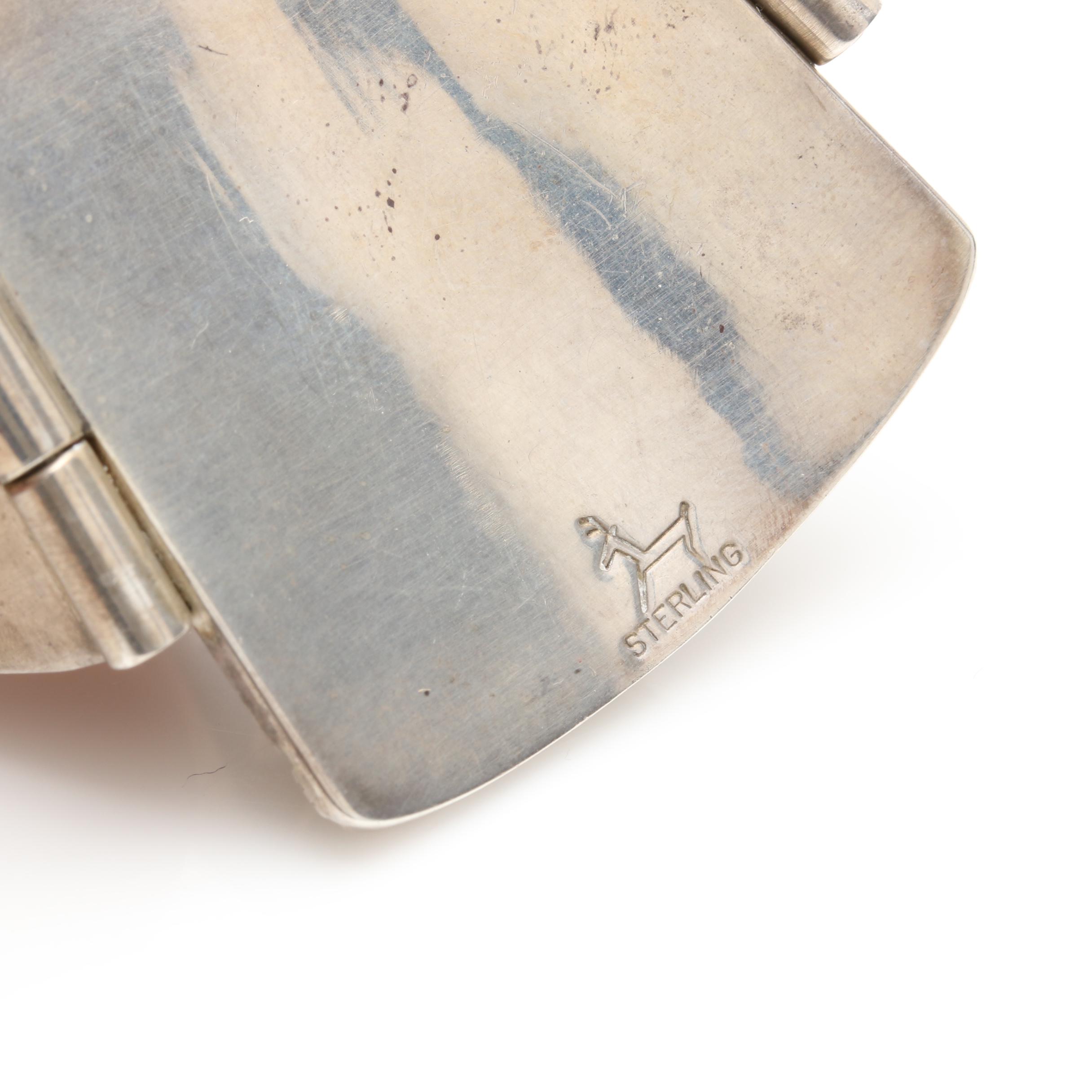 Vintage Arthur Lomayestewa Hopi Sterling Silver Necklace