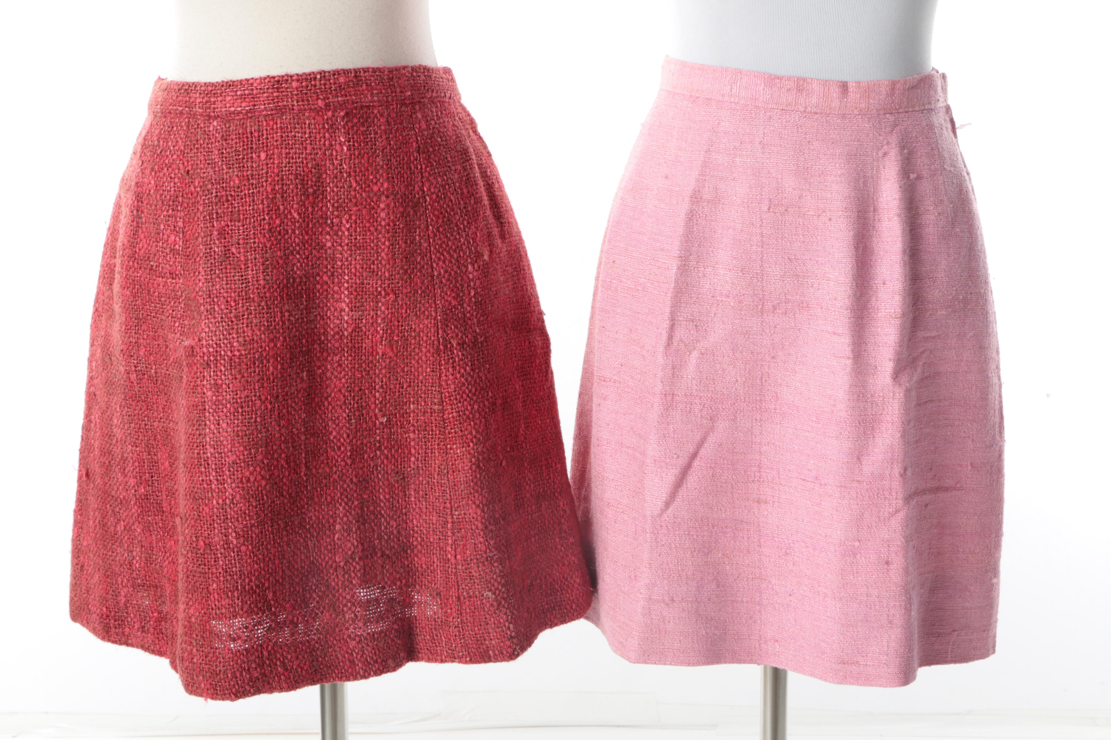 Vintage Wool Blend Skirt Suits Including Francia