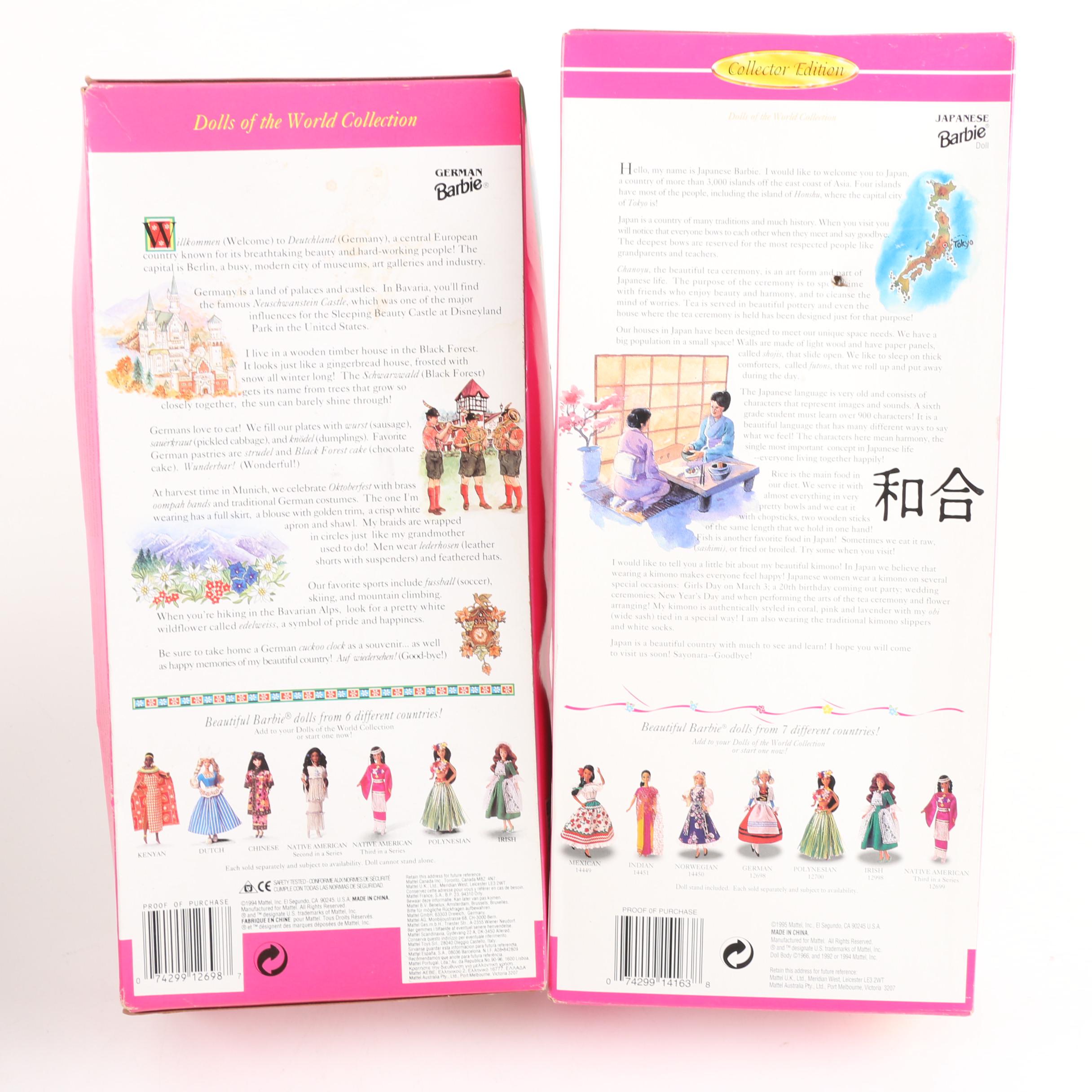 2000s Mattel Barbie Dolls with Vintage Playsets and Outfits