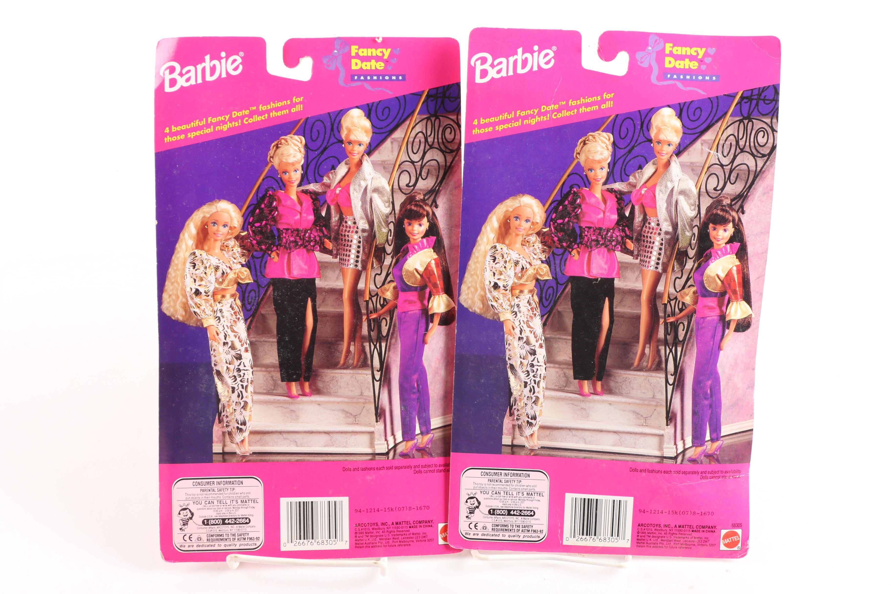 2000s Mattel Barbie Dolls with Vintage Playsets and Outfits