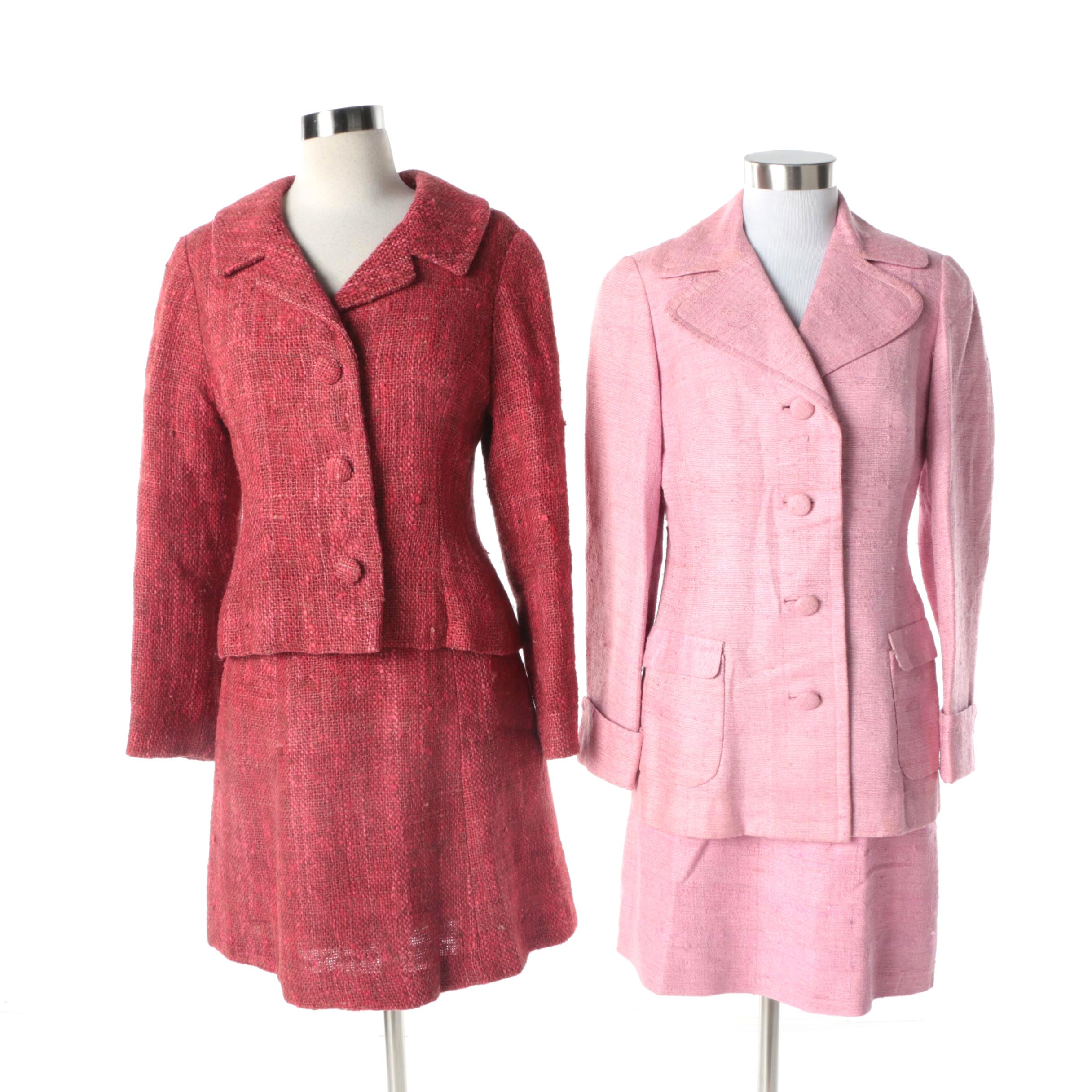 Vintage Wool Blend Skirt Suits Including Francia