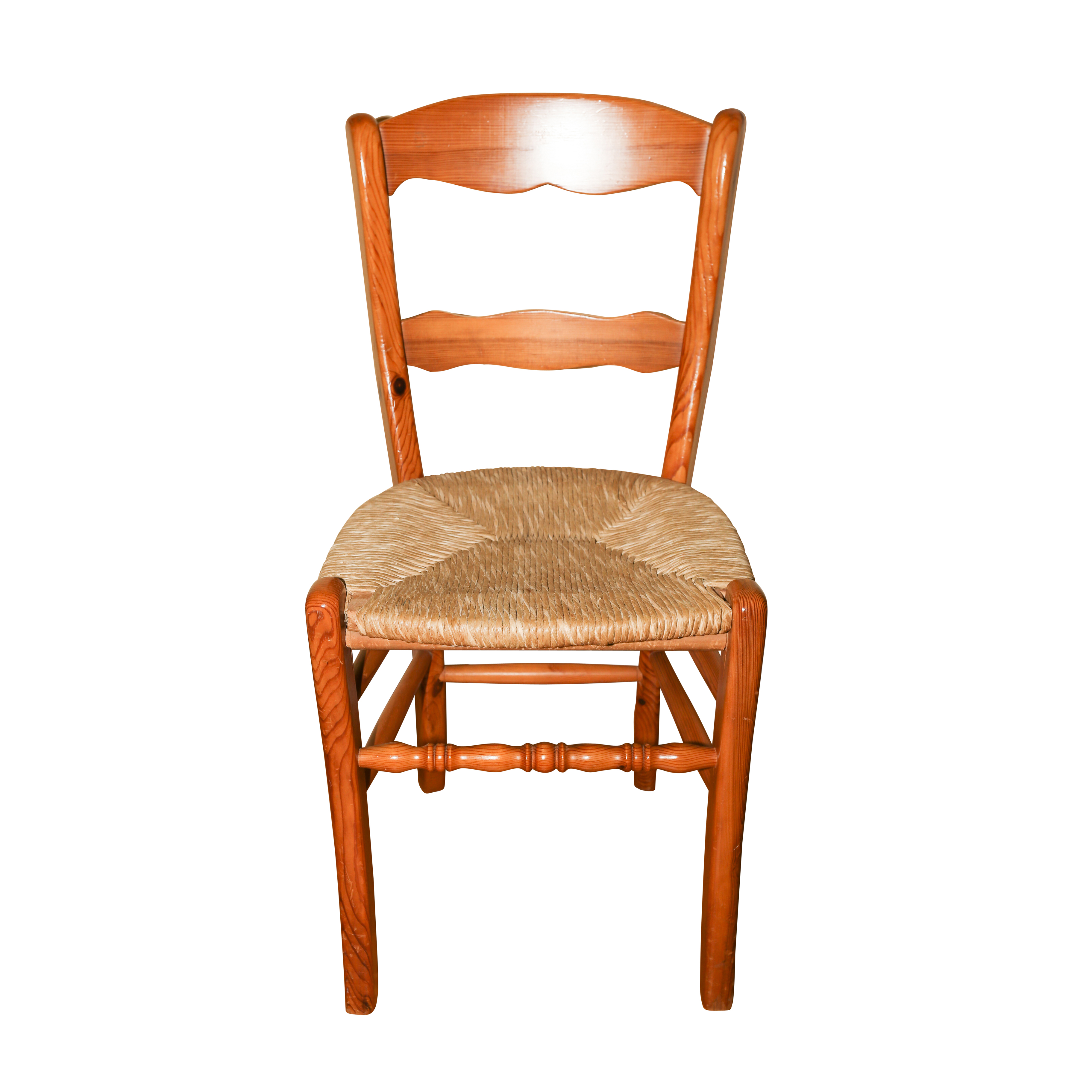 Oak Rush Seat Side Chair