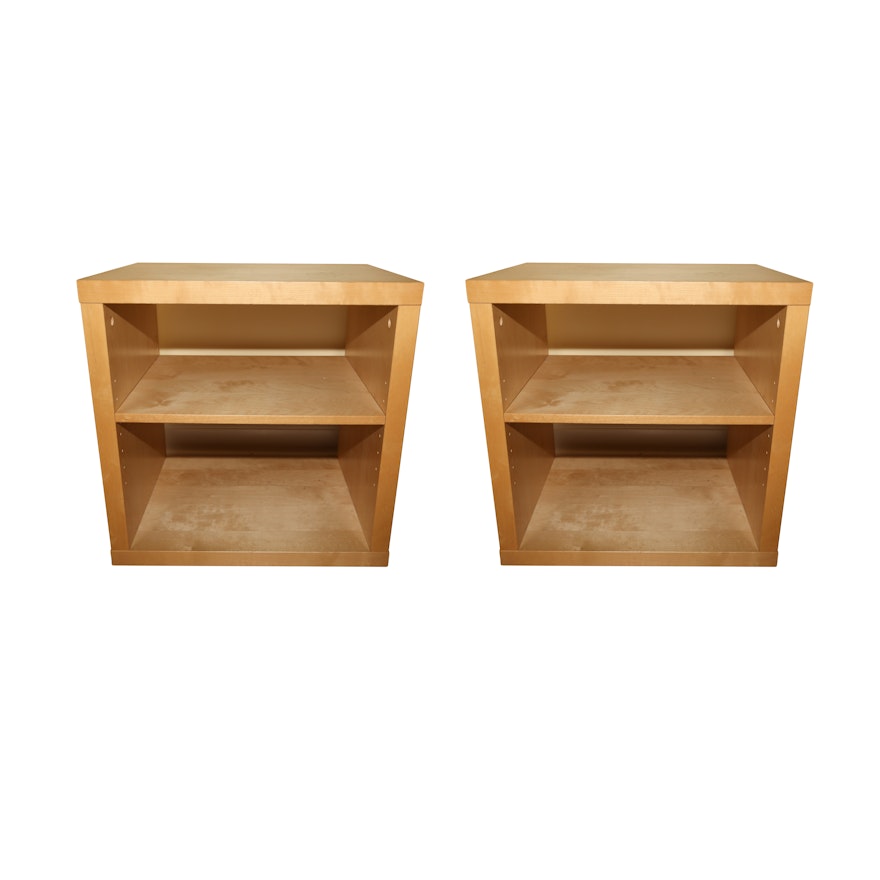 Maple Finish End Tables