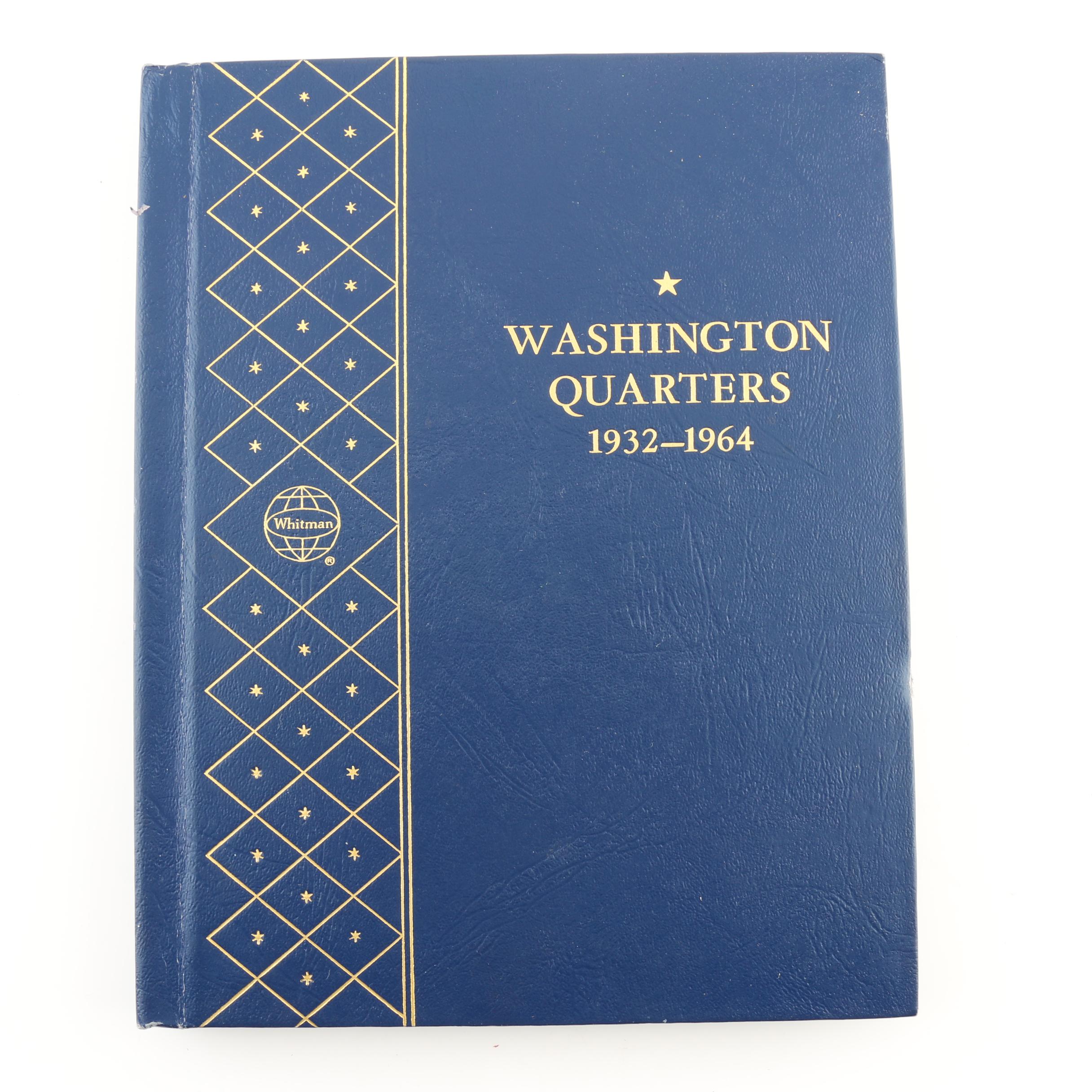 Complete Whitman Binder of Washington Silver Quarters, 1932-1964