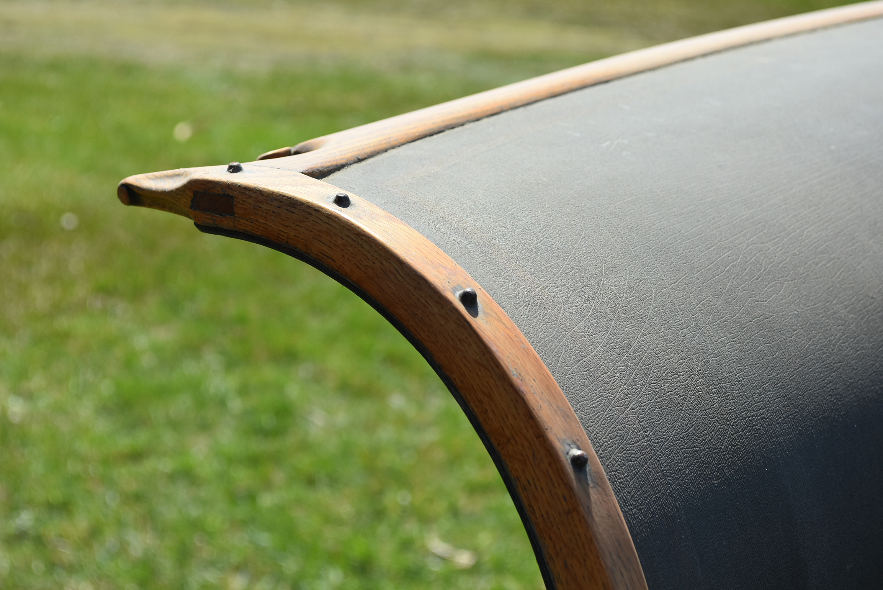 Antique Horse-Drawn Two-Seater Open Sleigh