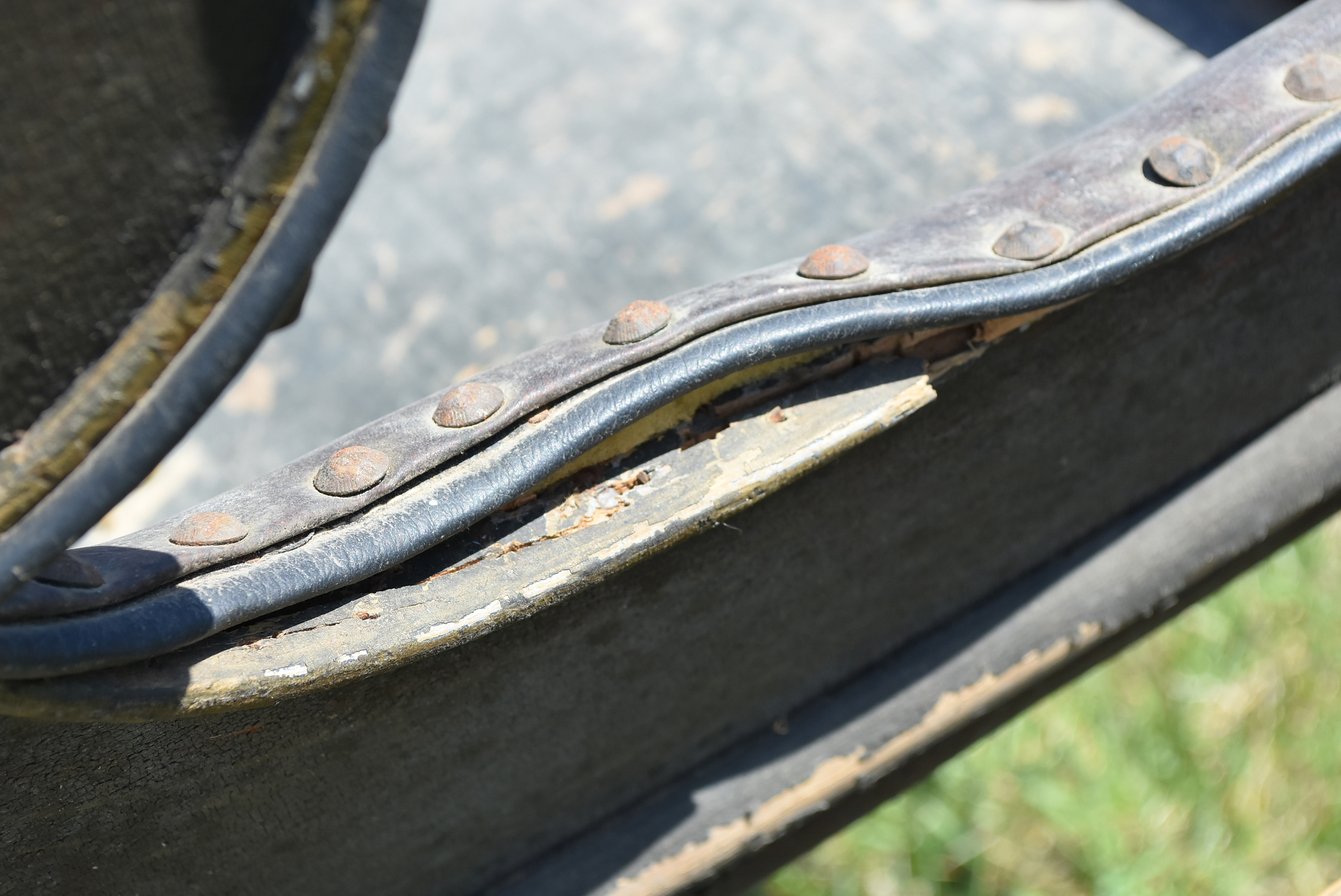 Antique Horse-Drawn Two-Seater Open Sleigh