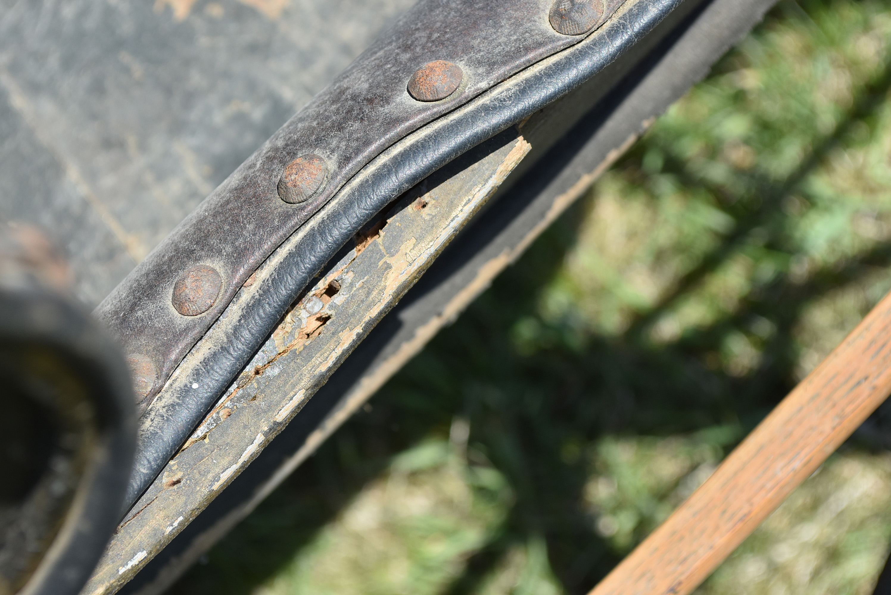 Antique Horse-Drawn Two-Seater Open Sleigh