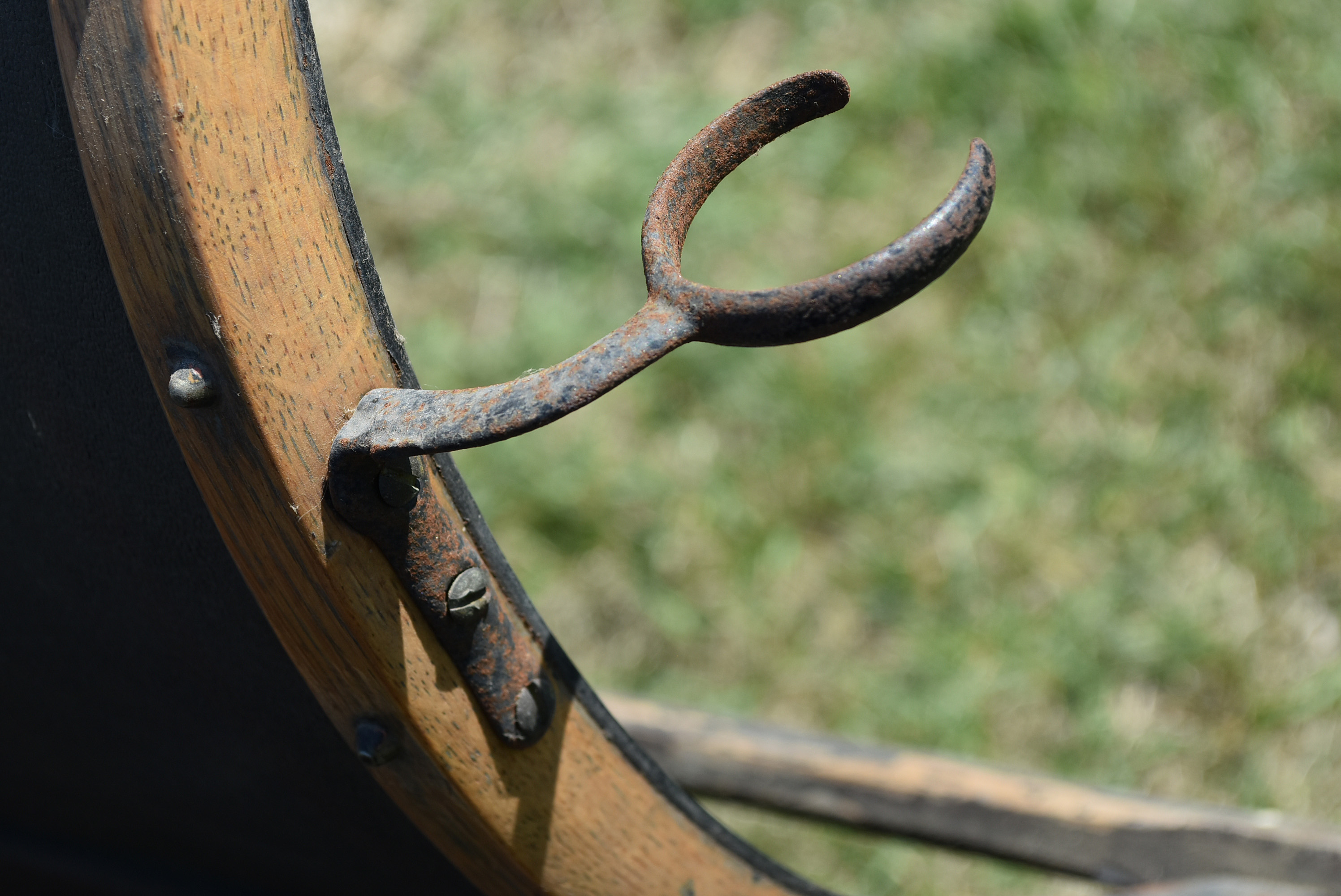 Antique Horse-Drawn Two-Seater Open Sleigh