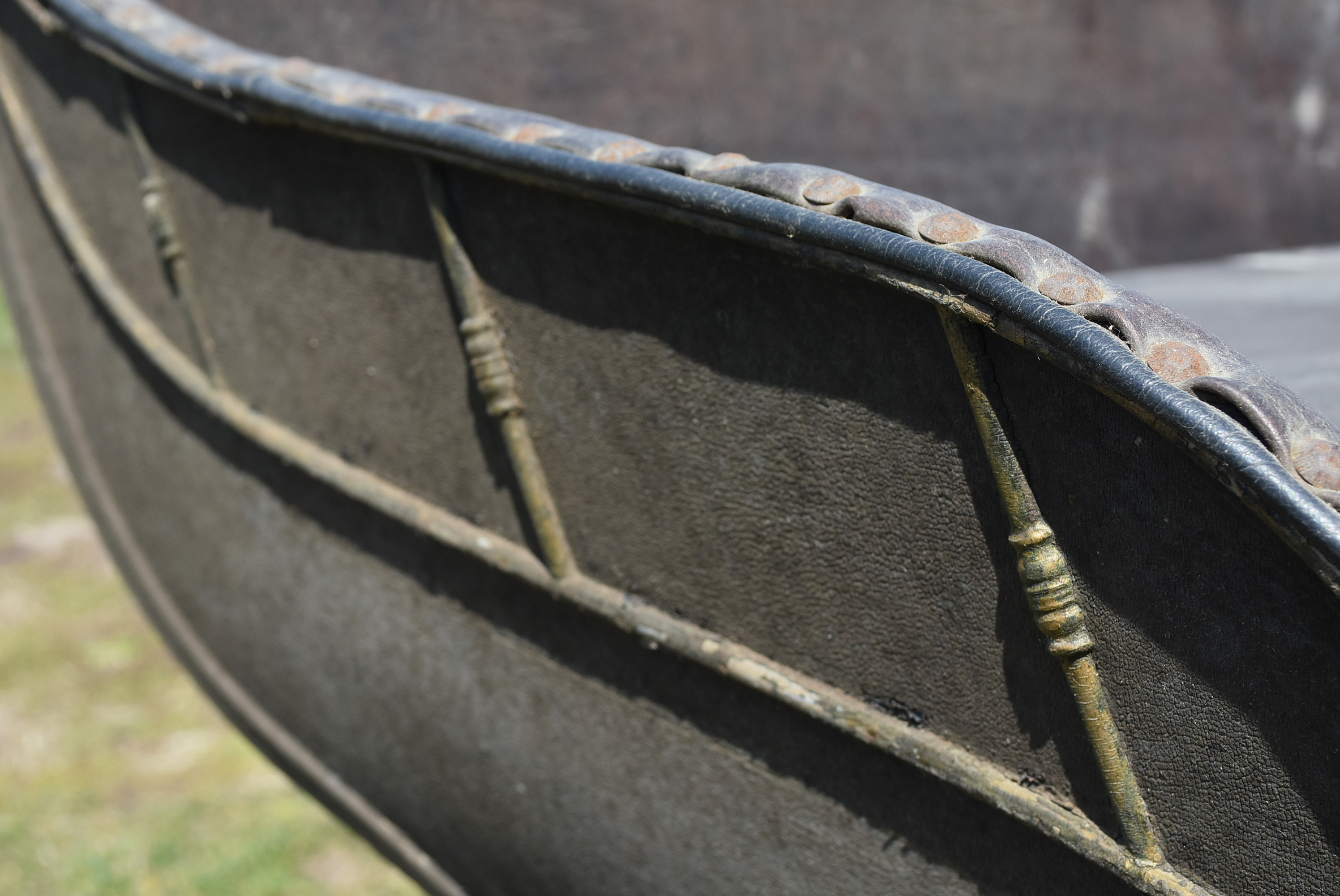 Antique Horse-Drawn Two-Seater Open Sleigh