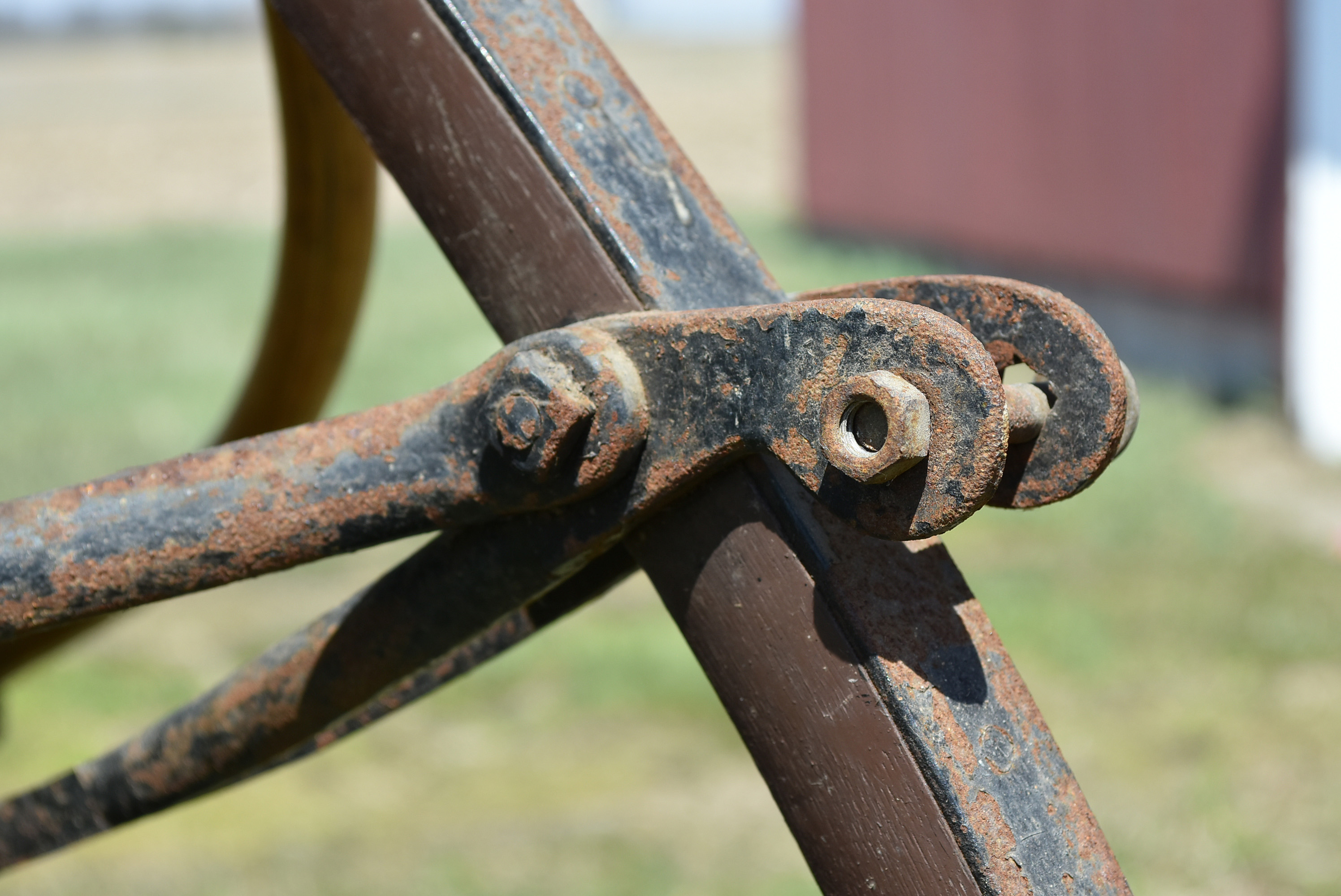 Antique Horse-Drawn Two-Seater Open Sleigh