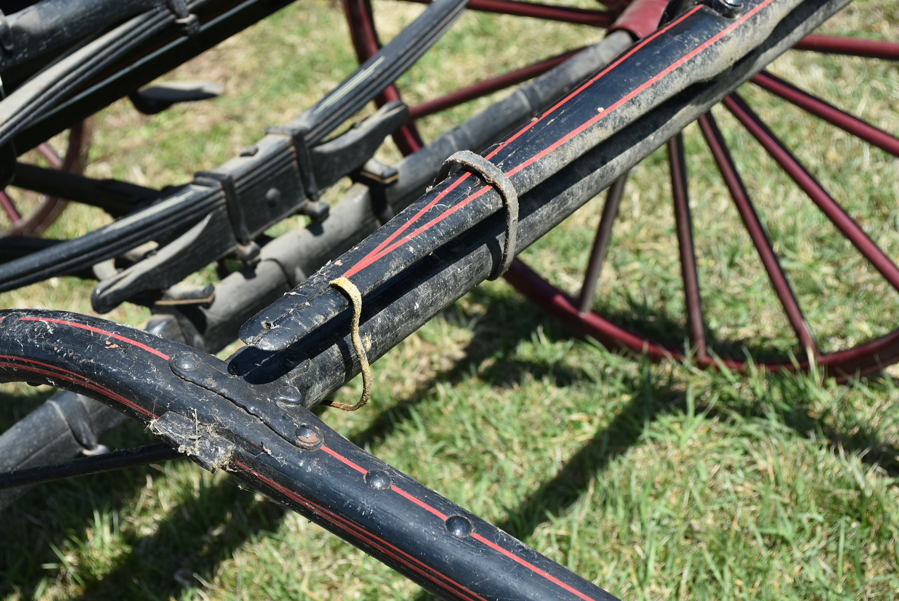 Antique Horse-Drawn Runabout Buggy by Peters Buggy Co. of Columbus, Ohio