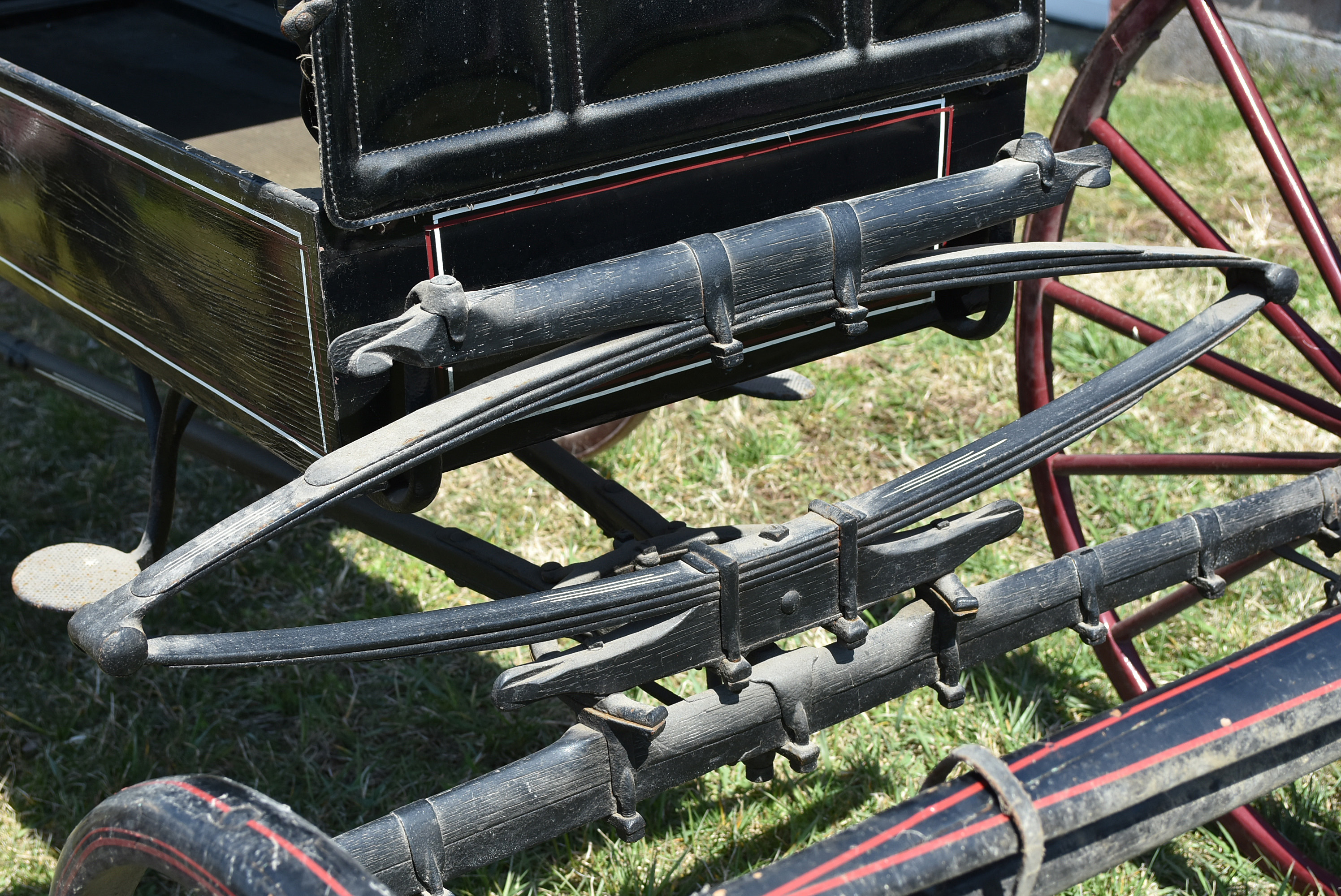 Antique Horse-Drawn Runabout Buggy by Peters Buggy Co. of Columbus, Ohio